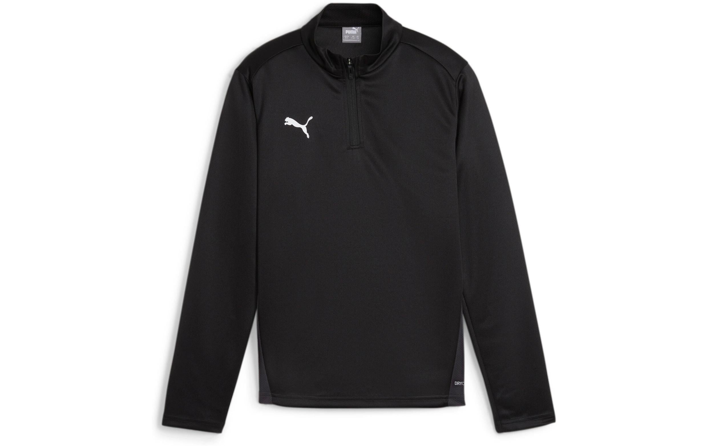 PUMA Zip Top teamGOAL Training 1/4 Jr Grösse: 128, Farbe: black