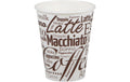 Elco Einweg-Kaffeebecher Bistro 3dl,1000Stk D: 9 cm, Aus Karton, Braun/Weiss