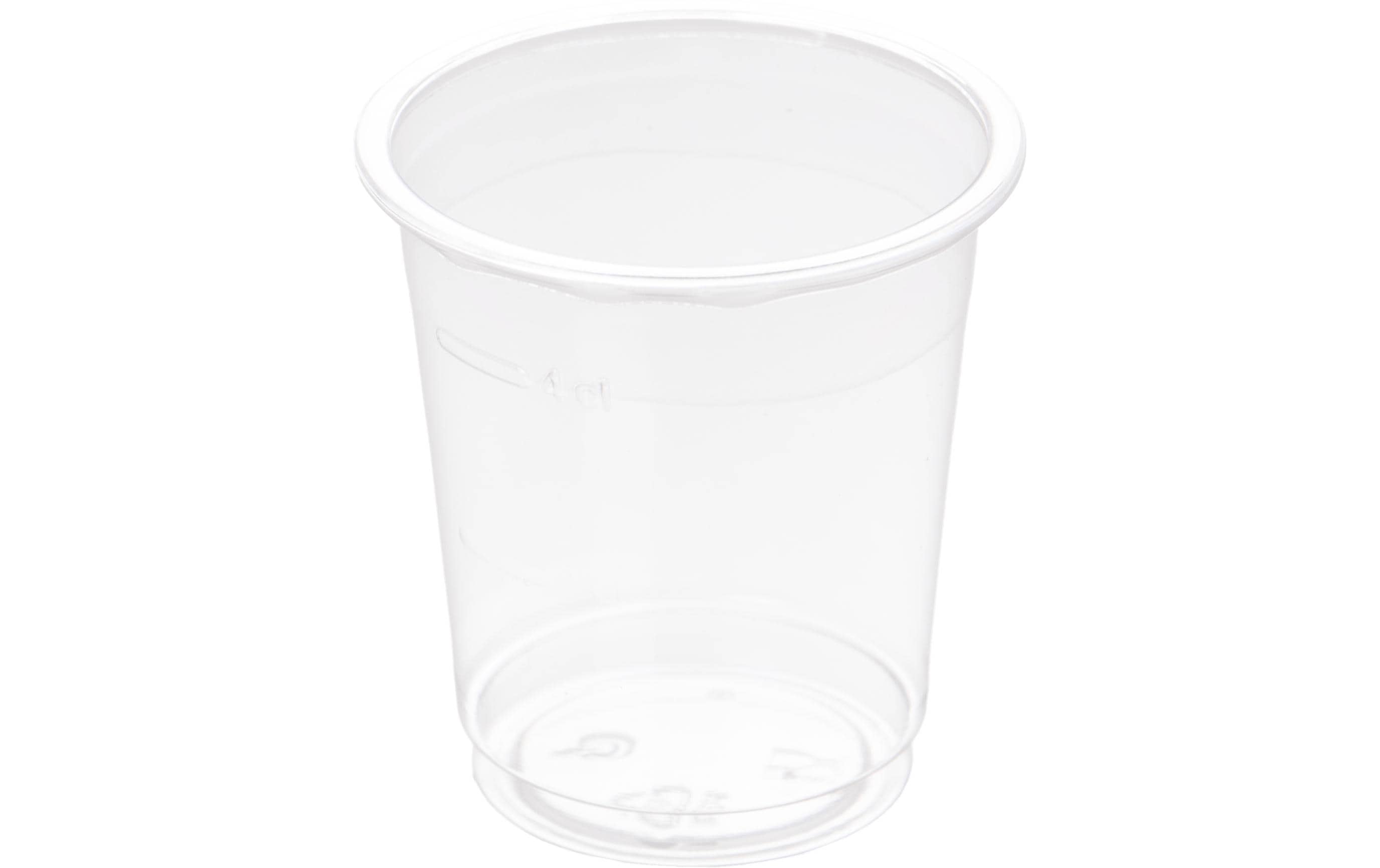 Elco Einweg-Schnapsbecher 2cl/4cl, 800 Stüc Aus Polystyrol (PS), Transparent