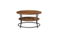 Vasagle Couchtisch Industrial Look 80x46.5 cm (DxH), Spanplatte, Stahl