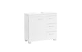 Vasagle Waschbeckenunterschrank, Weiss 70x30x64 cm (HxTxB), MDF
