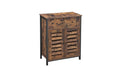 Vasagle Kommode Industrial Look, 2 Türen 80x30x68.6 cm (BxTxH), Stahl, Spanplatte