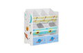 Songmics Regal mit 7 Boxen 29.5x62.5x60 cm (TxBxH),MDF, Stahl, Vlies