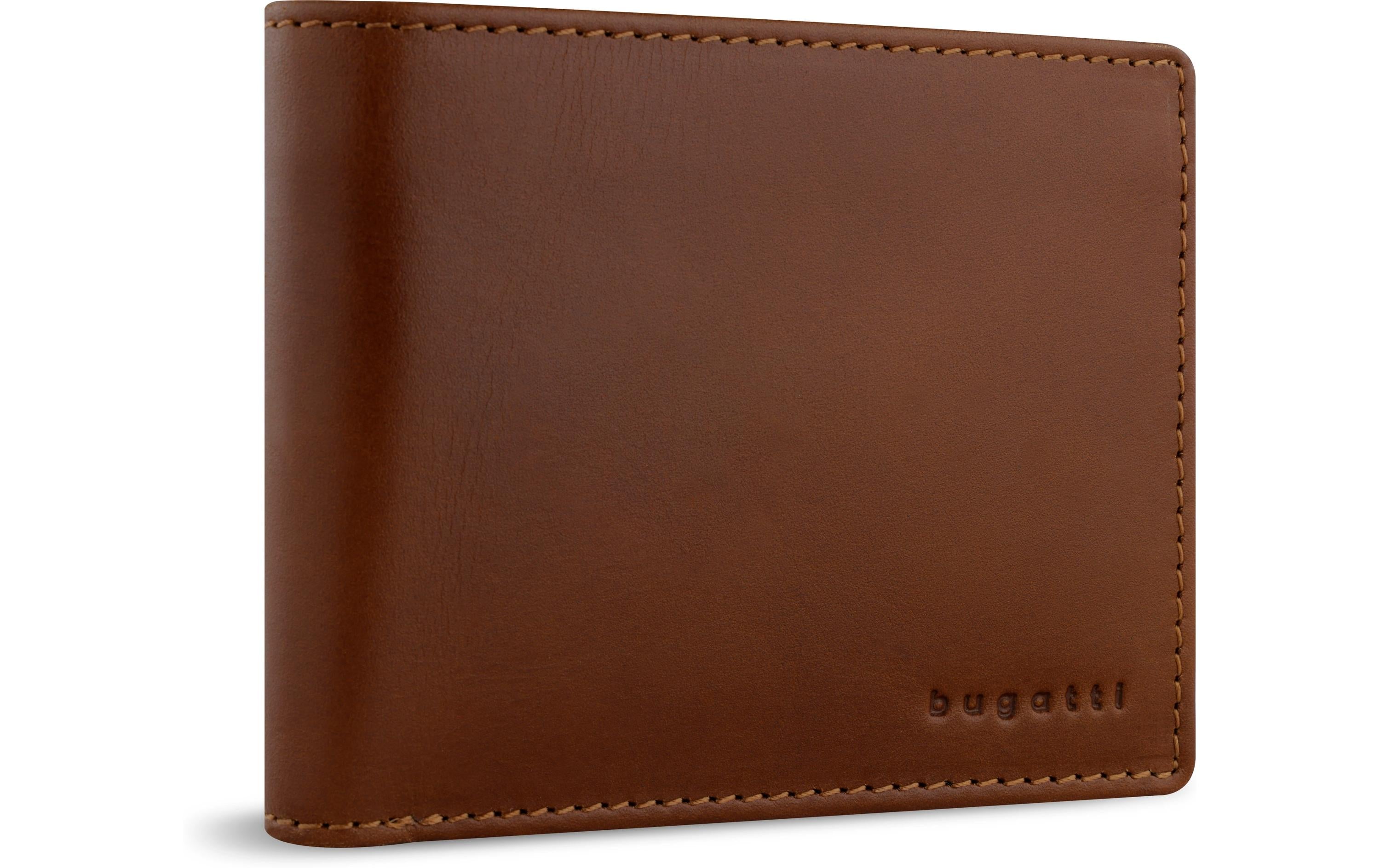 Bugatti Remo Scheintasche mit Klappe cognac
