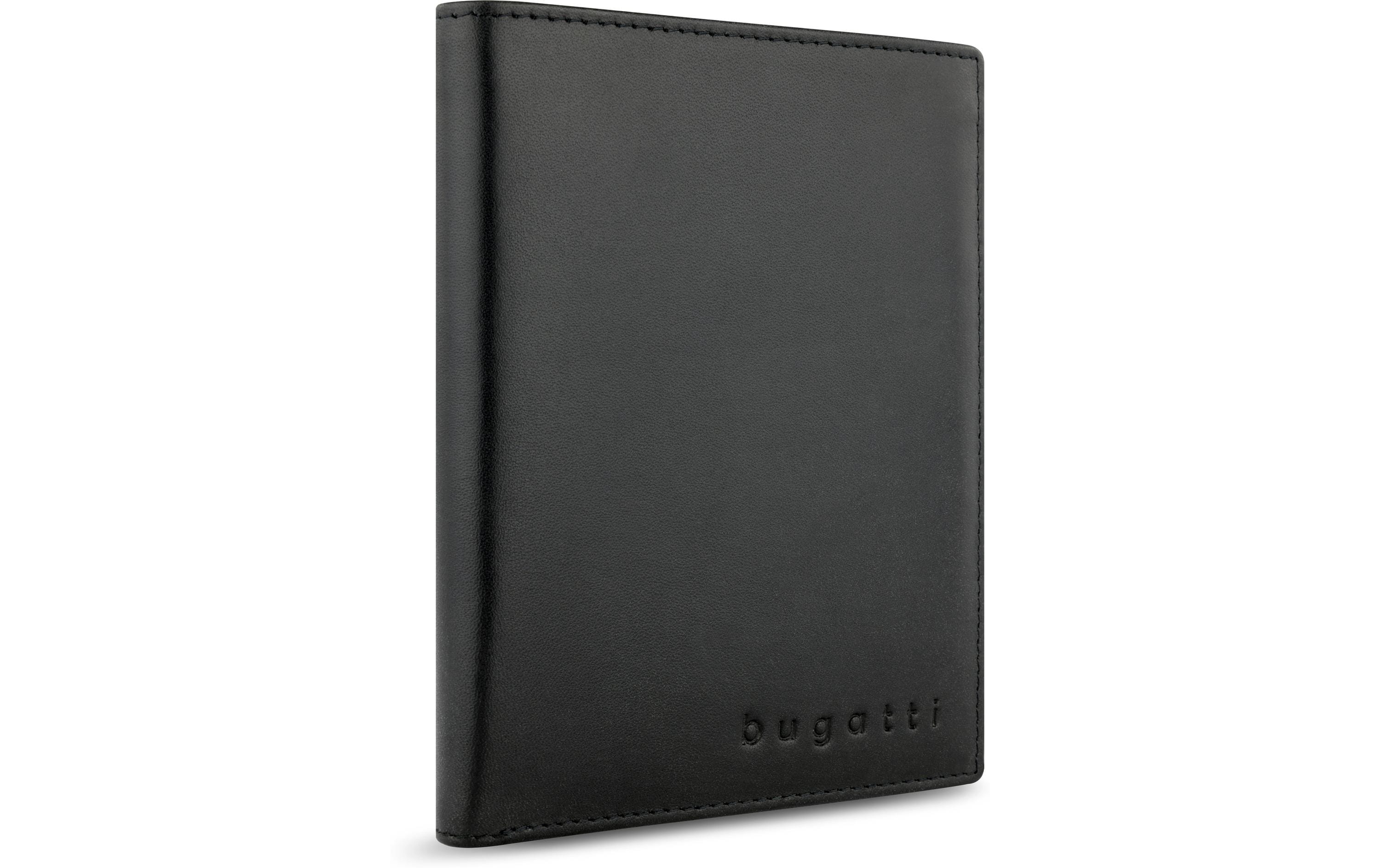 Bugatti Super Slim RFID Hochformatbörse schwarz