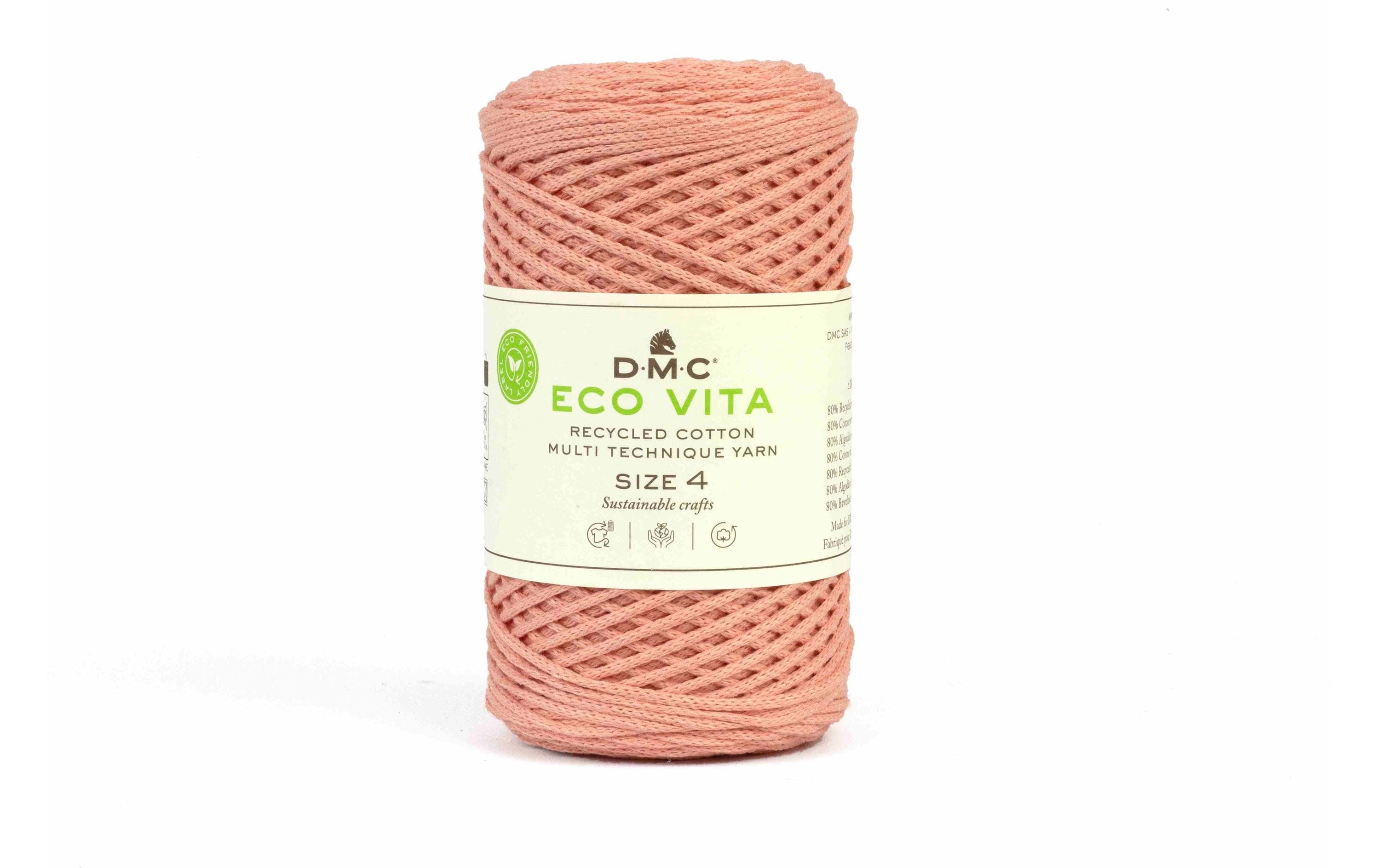 DMC Eco Vita 4, saumon 250 g, 200 m, 80 % CO, 20 % PES