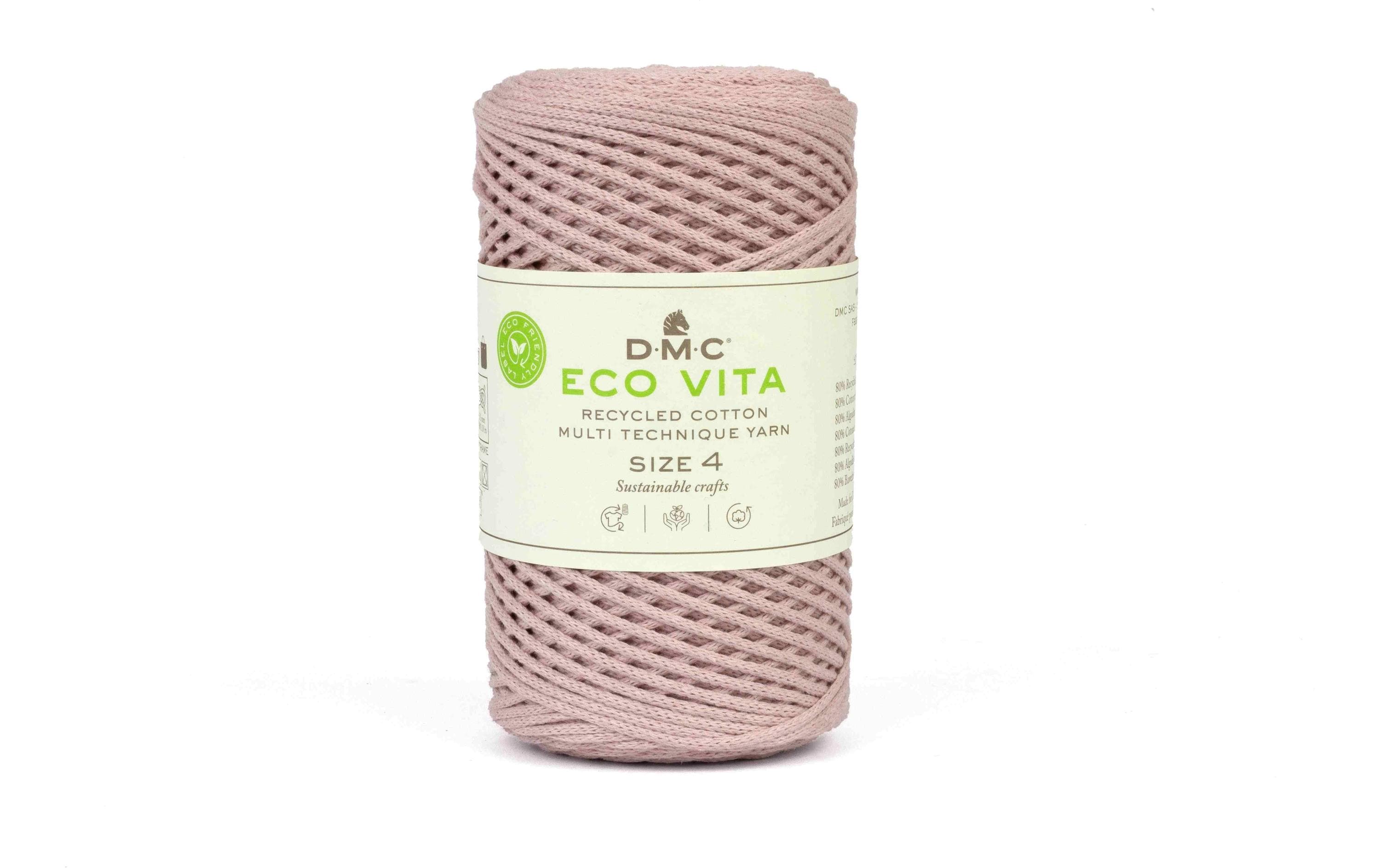 DMC Eco Vita 4, light pink 250 g, 200 m, 80 % CO, 20 % PES