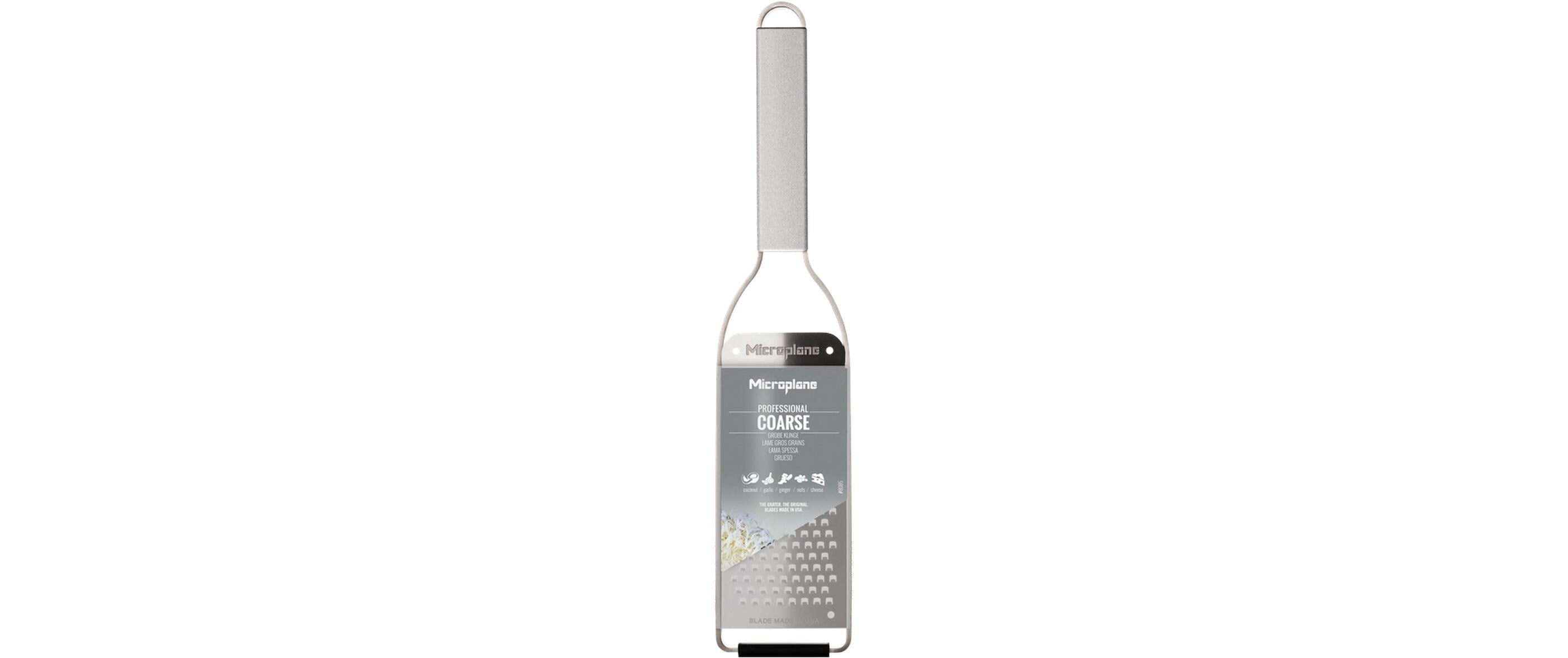 Microplane Prof Raspel grobe Schneide Edelstahlgriff 30x6,8x1,5cm