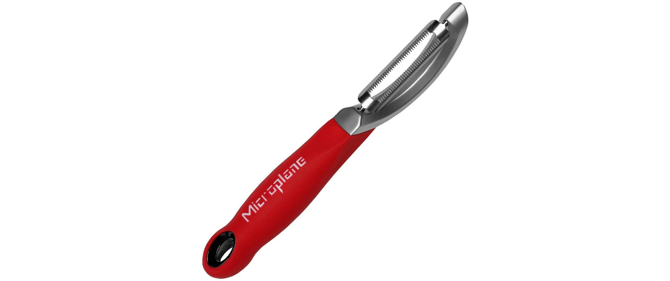 Microplane Gourmet Profi - Schäler gezahnt, Kunststoffgriff 18,5x3cm