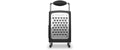 Microplane Gourmet Multifunktionsreibe Vierkant, Kunststoffgriff 27x13x8,8cm