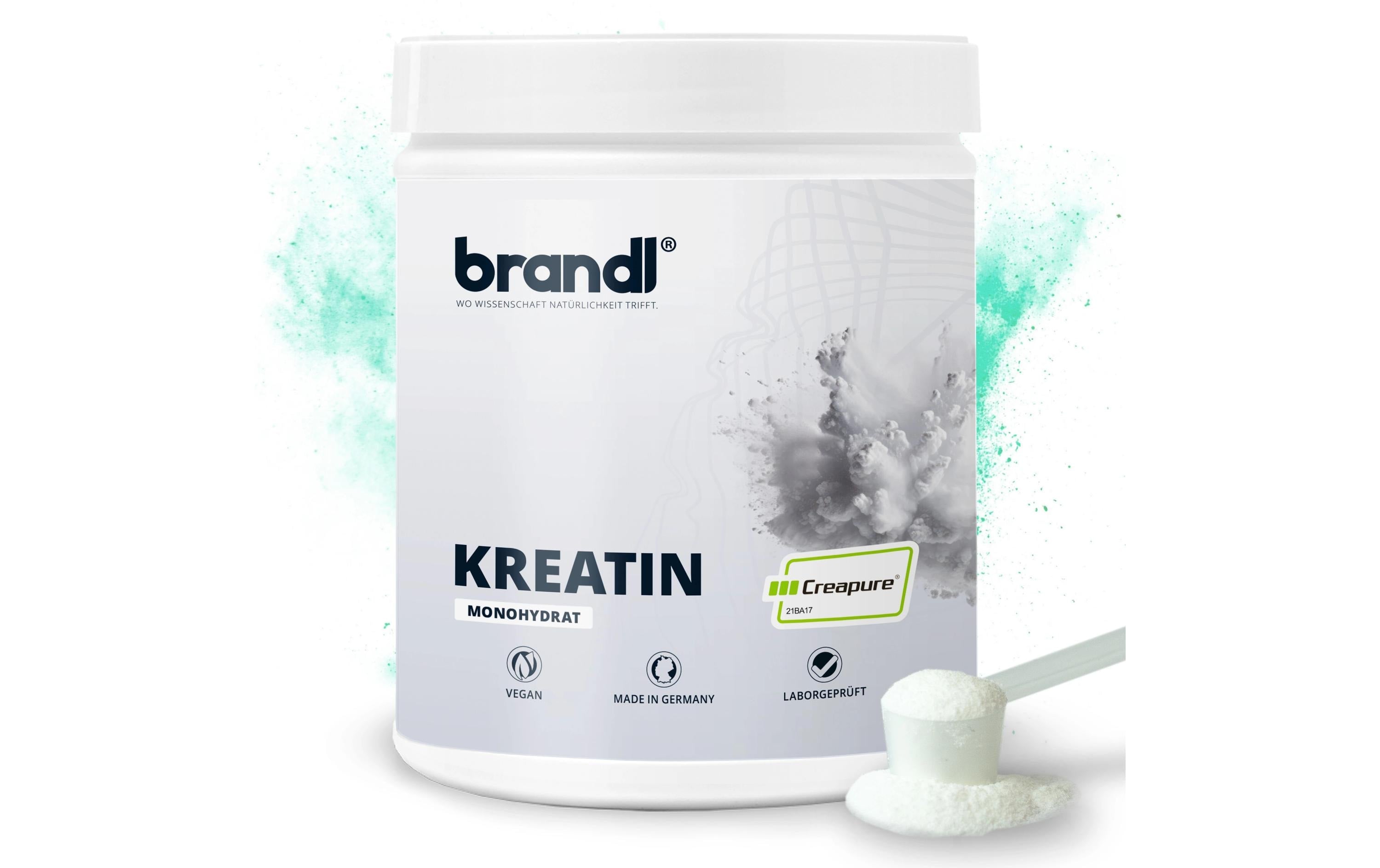 Brandl Kreatin Monohydrat Dose: 500g, neutral