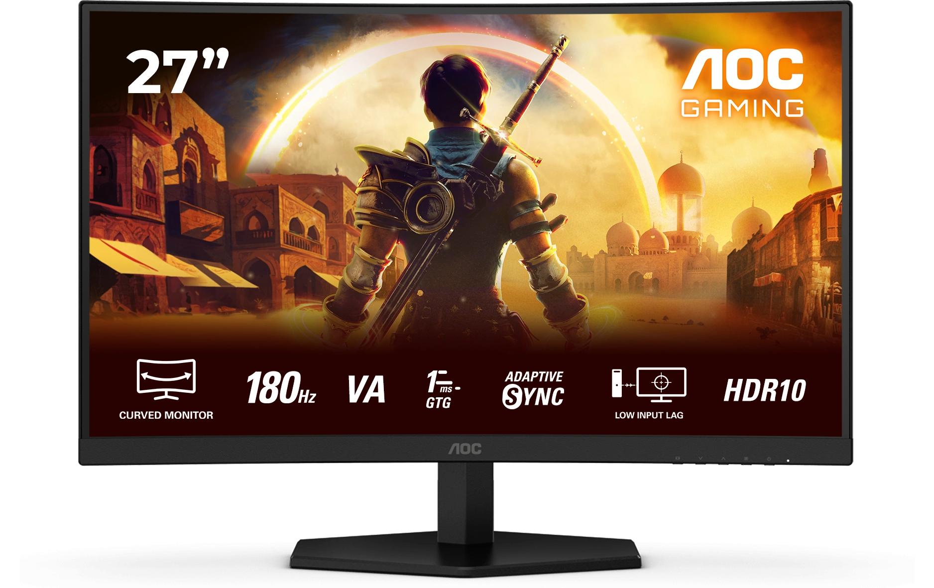 AOC 27" C27G42E, 1920x1080, VA Curved 180Hz ,2x HDMI, DP, Speakers