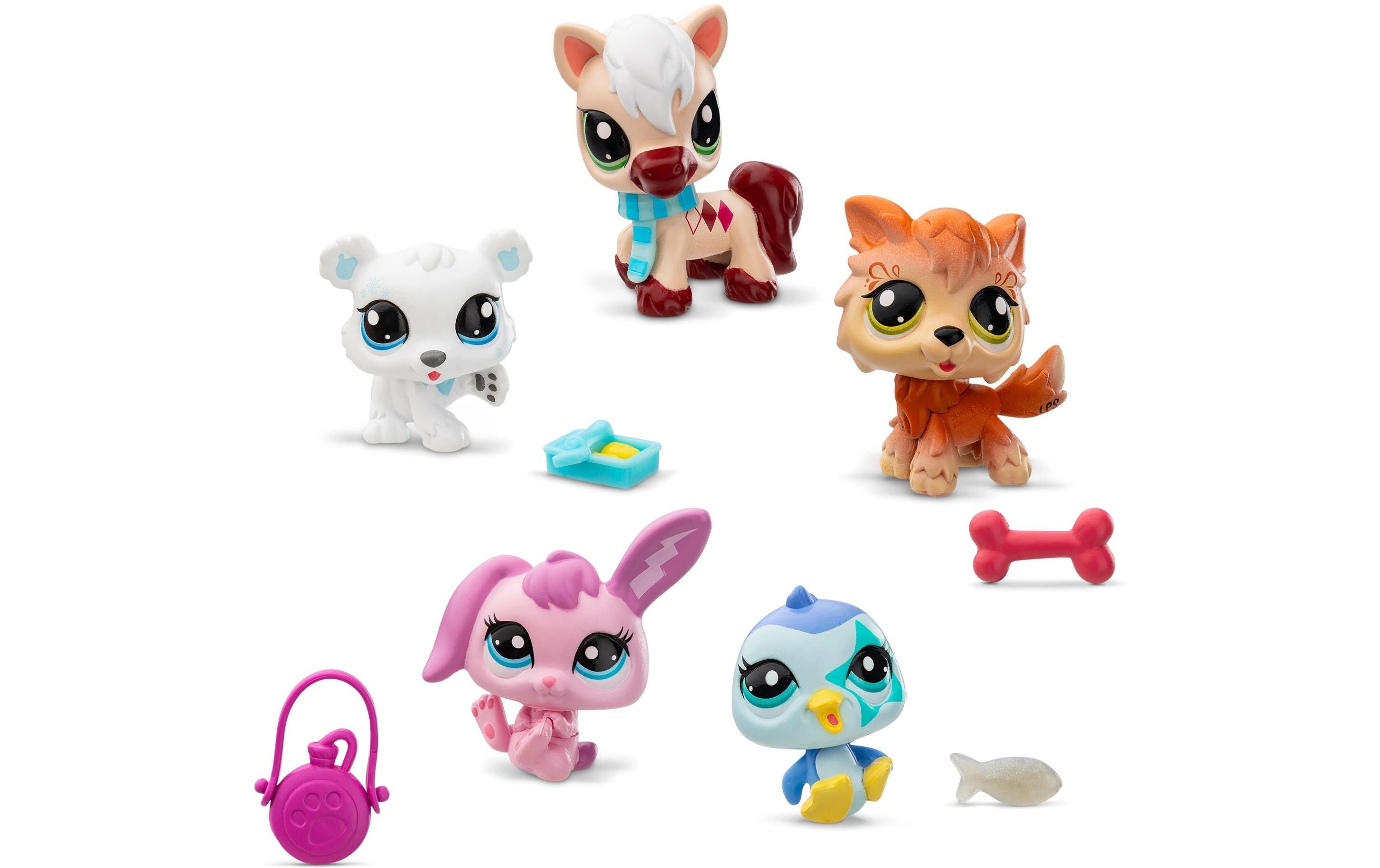 Littlest Pet Shop Set 5 Pets Bergwelt & Accessoires