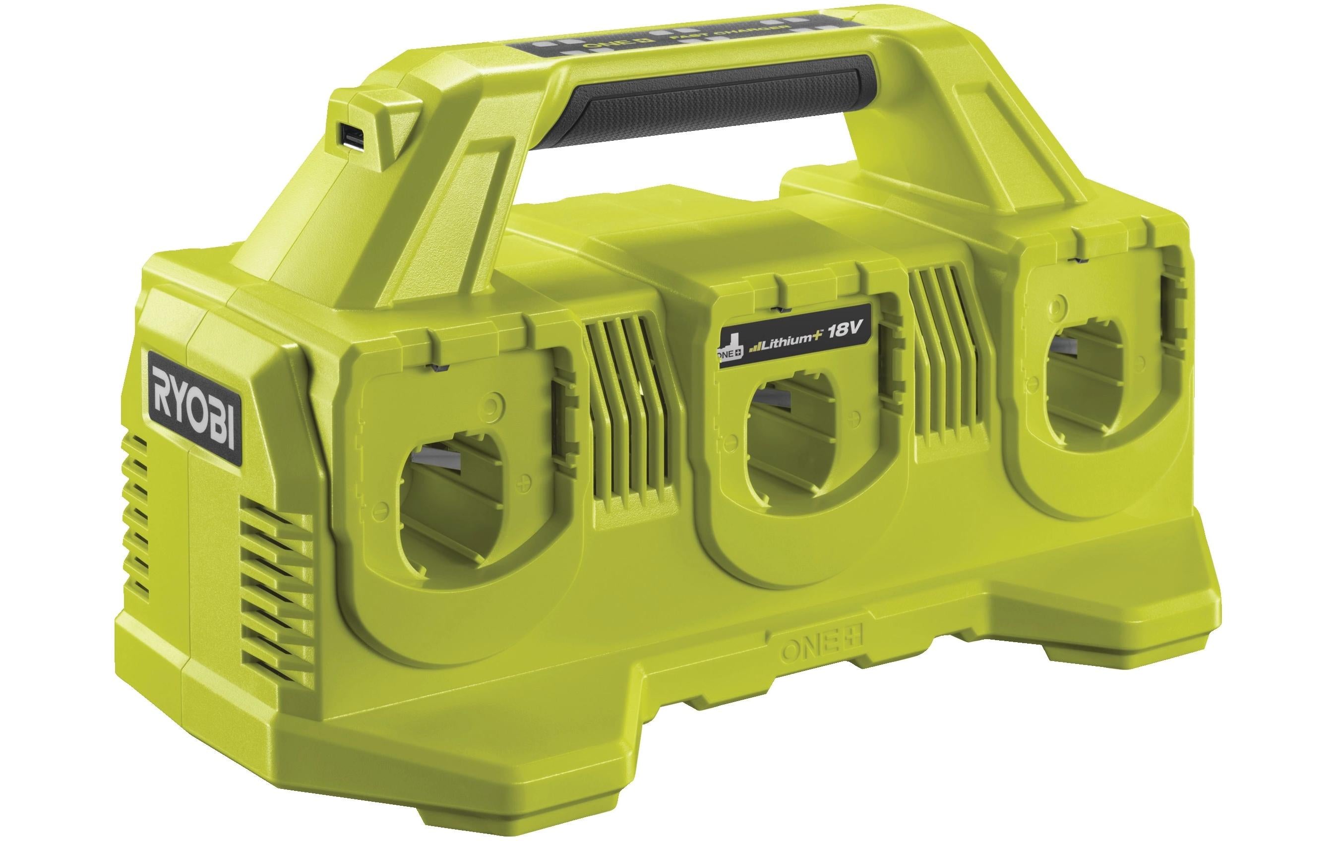RYOBI 18 V ONE+ Ladestation RC18640, für bis zu 6 Geräte