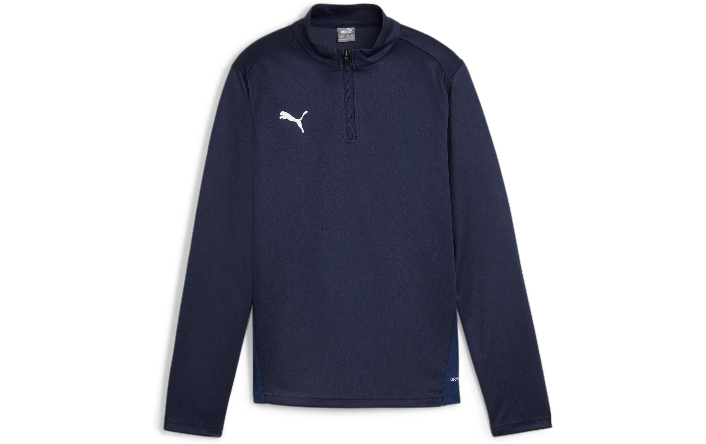 PUMA Zip Top teamGOAL Training 1/4 Jr Grösse: 140, Farbe: blue