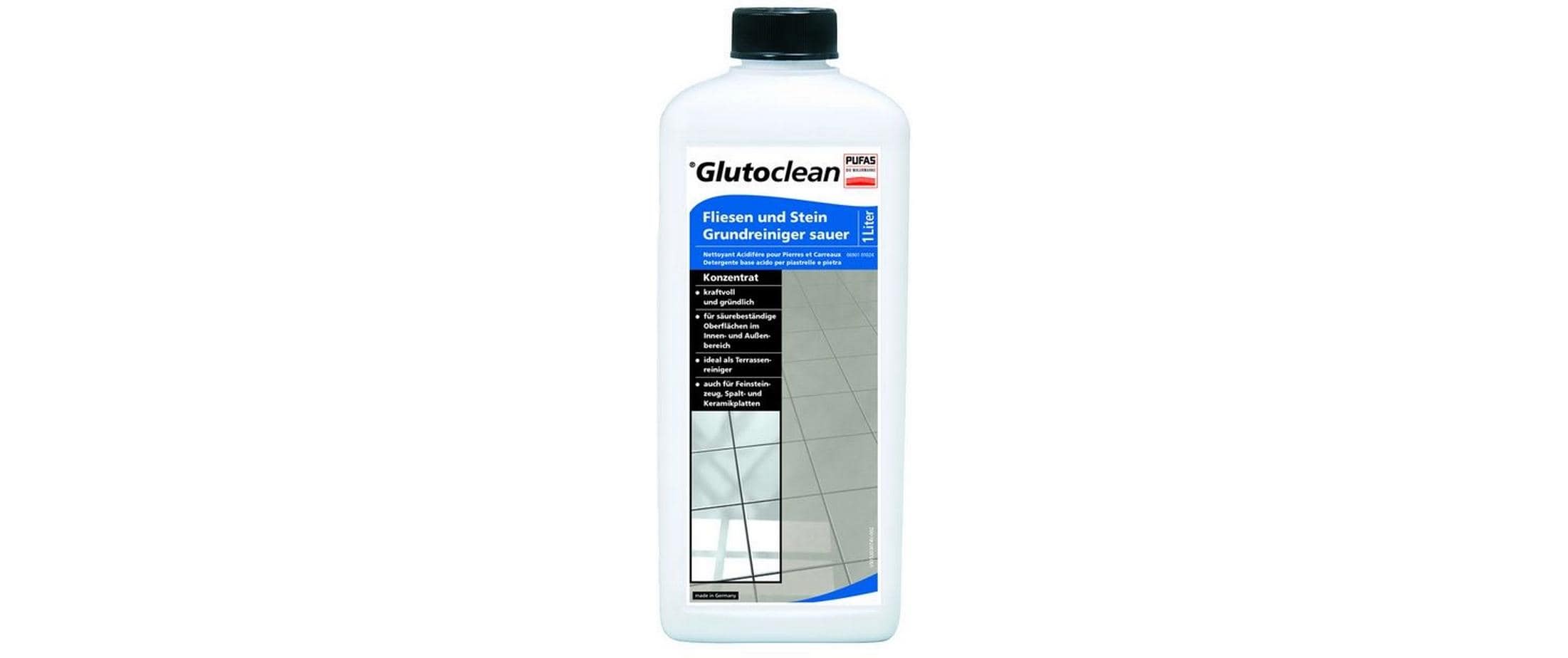 Fliesen+Stein Grundrein.sauer 1 l Glutoclean