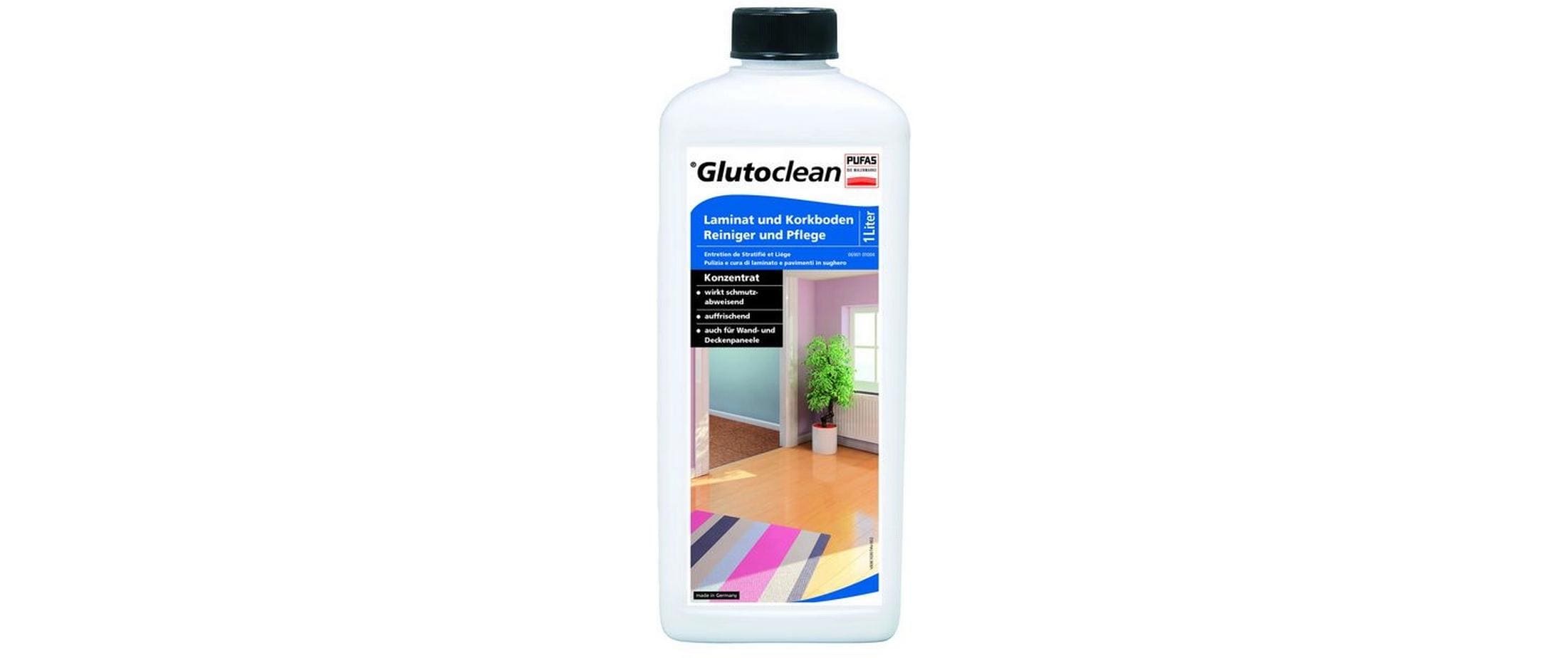 Laminat + Korkb.Rein.+ Pflege 1 l Glutoclean