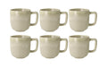 Villa Collection Tasse Shoku 23 cl 6 Stk Soft Beige Steinzeug