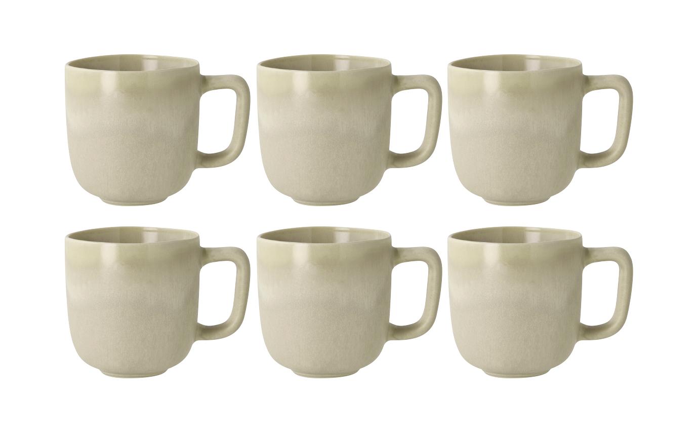 Villa Collection Tasse Shoku 23 cl 6 Stk Soft Beige Steinzeug