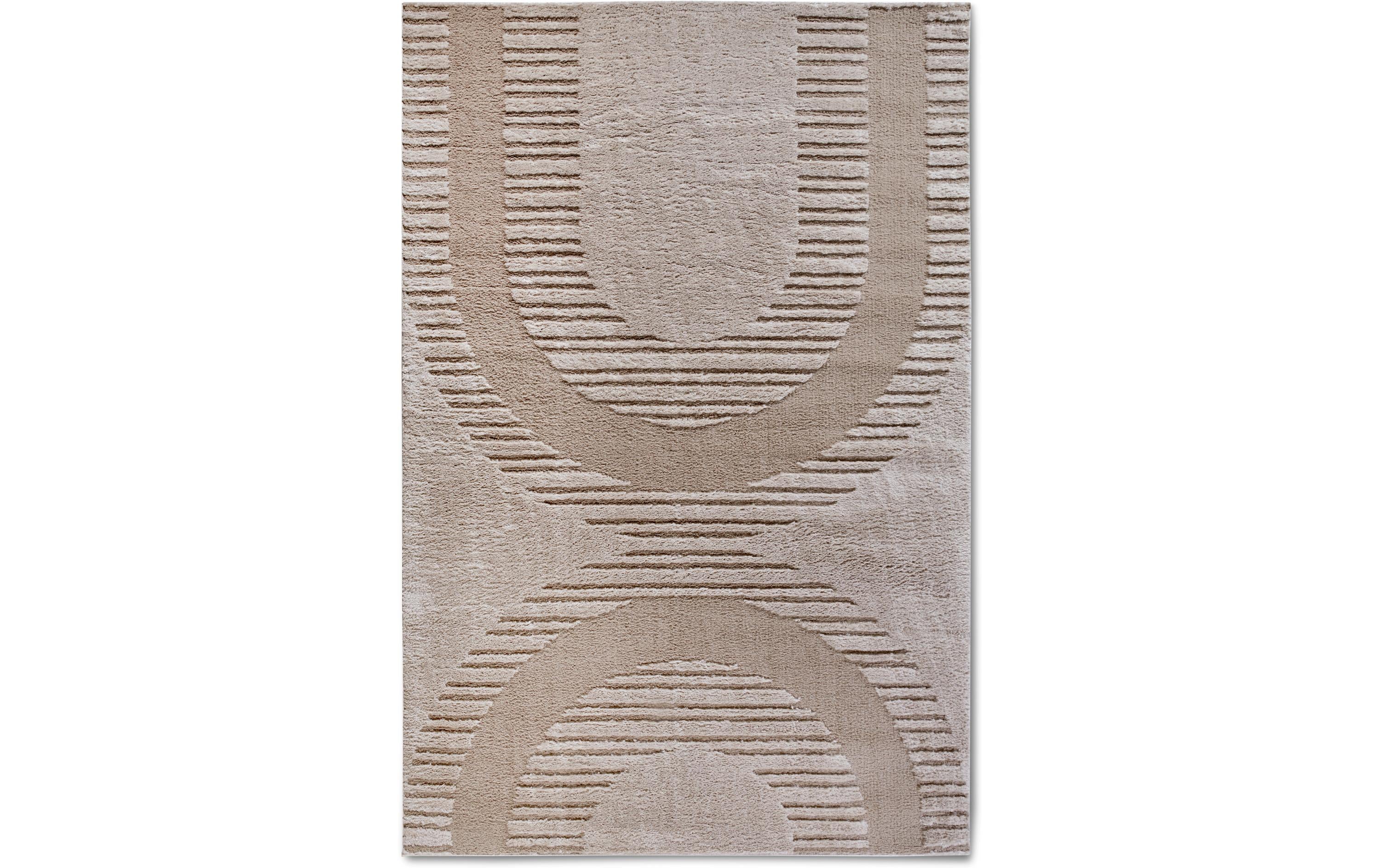 Elle Decoration Teppich Bartoux 100% Polyester, 160x235 cm, Beige