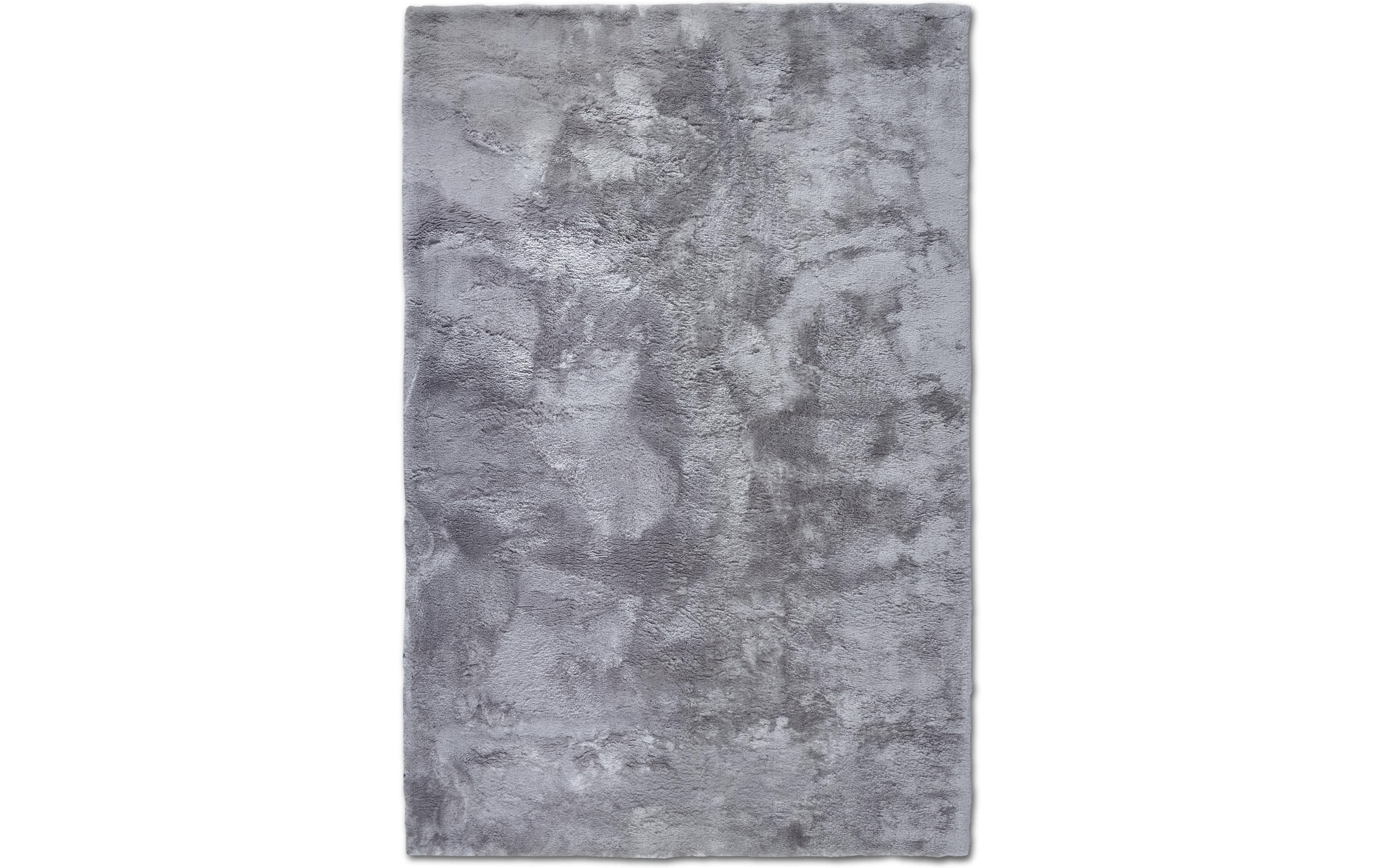 Elle Decoration Teppich Calida 100% Polyester, 120x170 cm, Silber