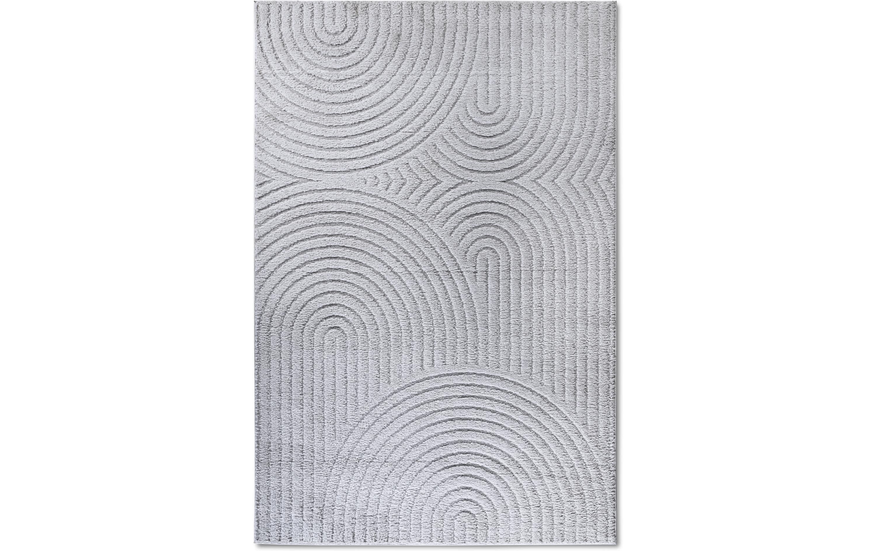 Elle Decoration Teppich Panglao 100% Polyester, 120x170 cm, Light Grey
