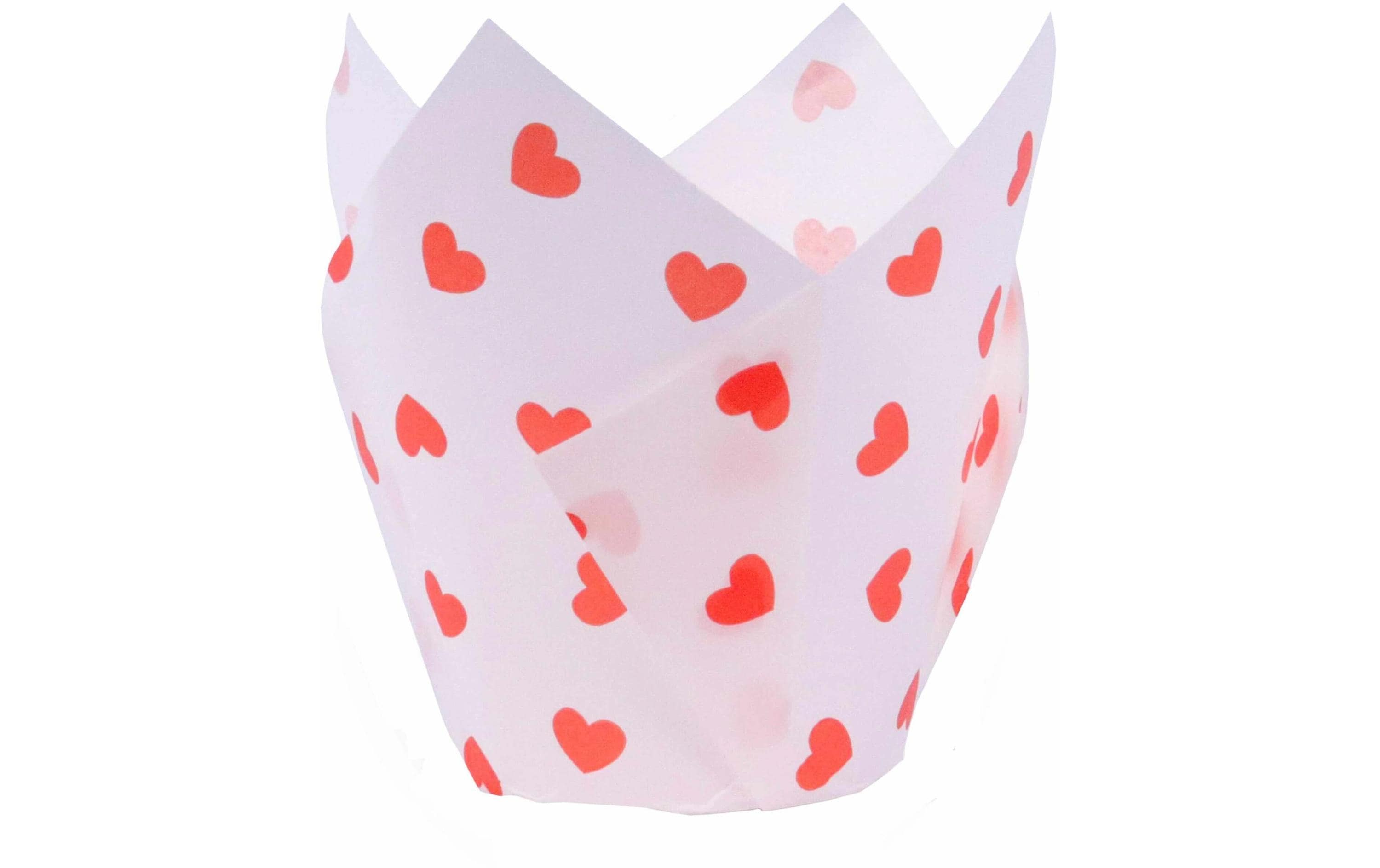 PME Tulip Muffin Herzen 24 Stk, Backform