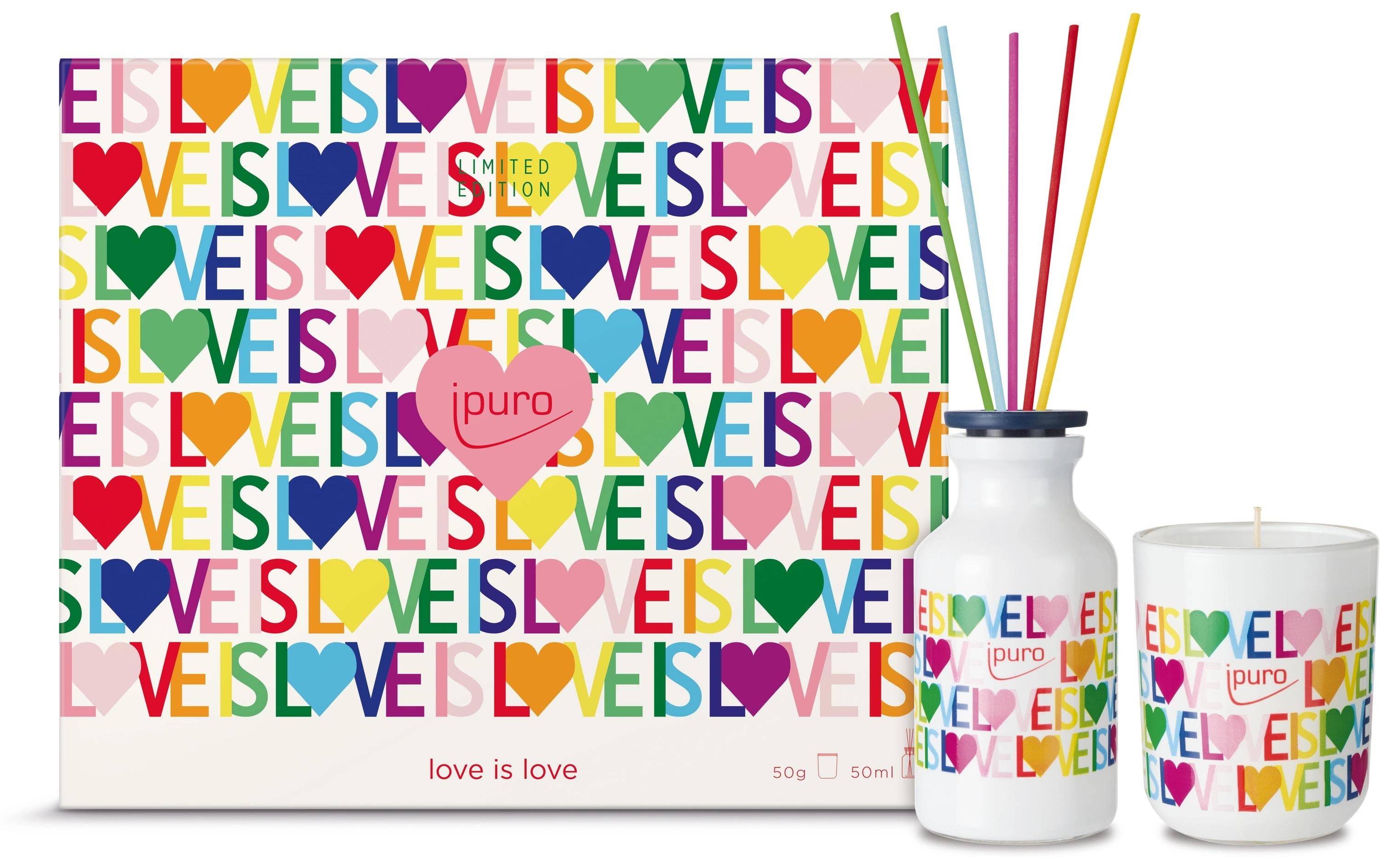 Ipuro Geschenkset love is love Limited Edition, 2x50ml