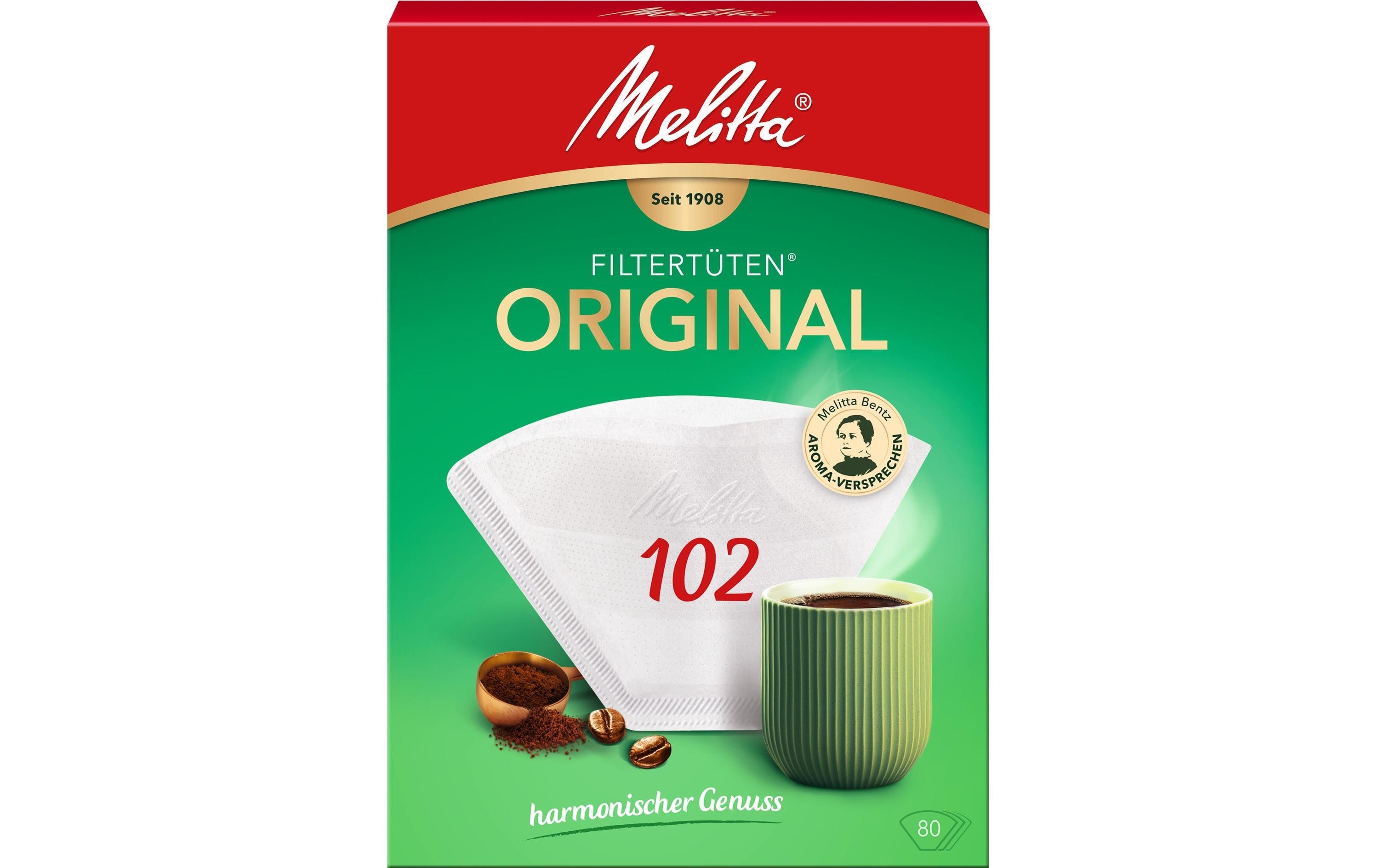 Melitta Filtertüte 102 / 80Stk 80 stk