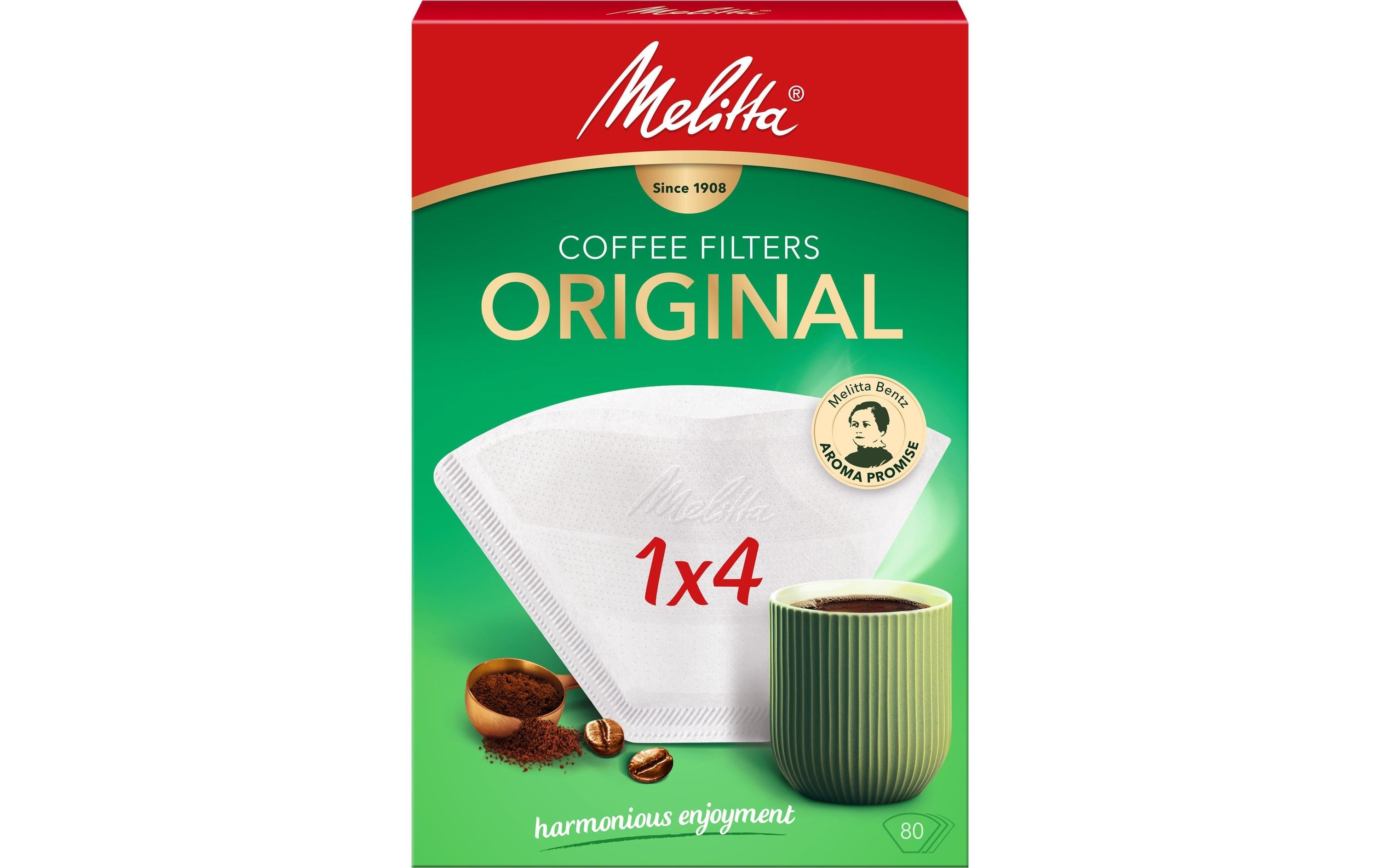 Melitta Filtertüte 1x4 / 80 Stk 80 stk
