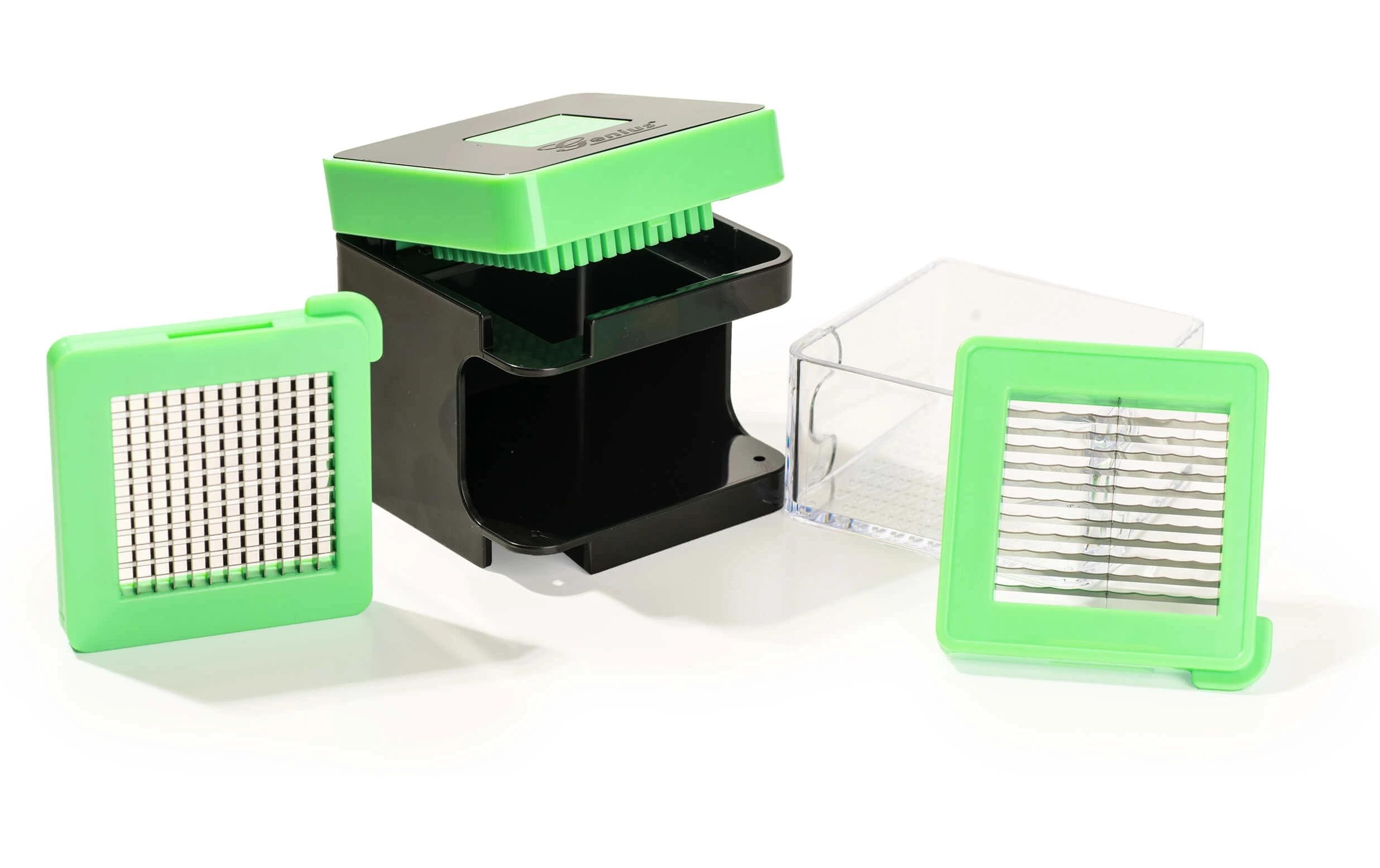 Genius Nicer Dicer Spicy 4-teilig, Grün