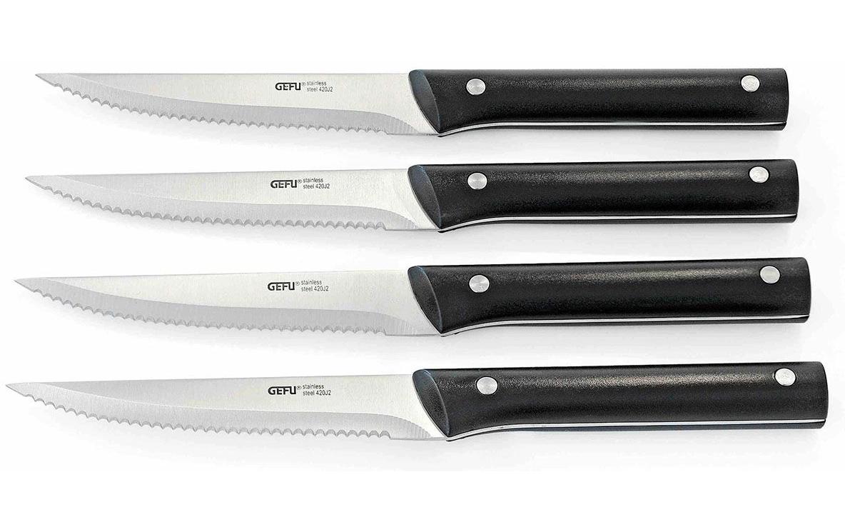 GEFU Steakmesser-Set BBQ 4 Stück
