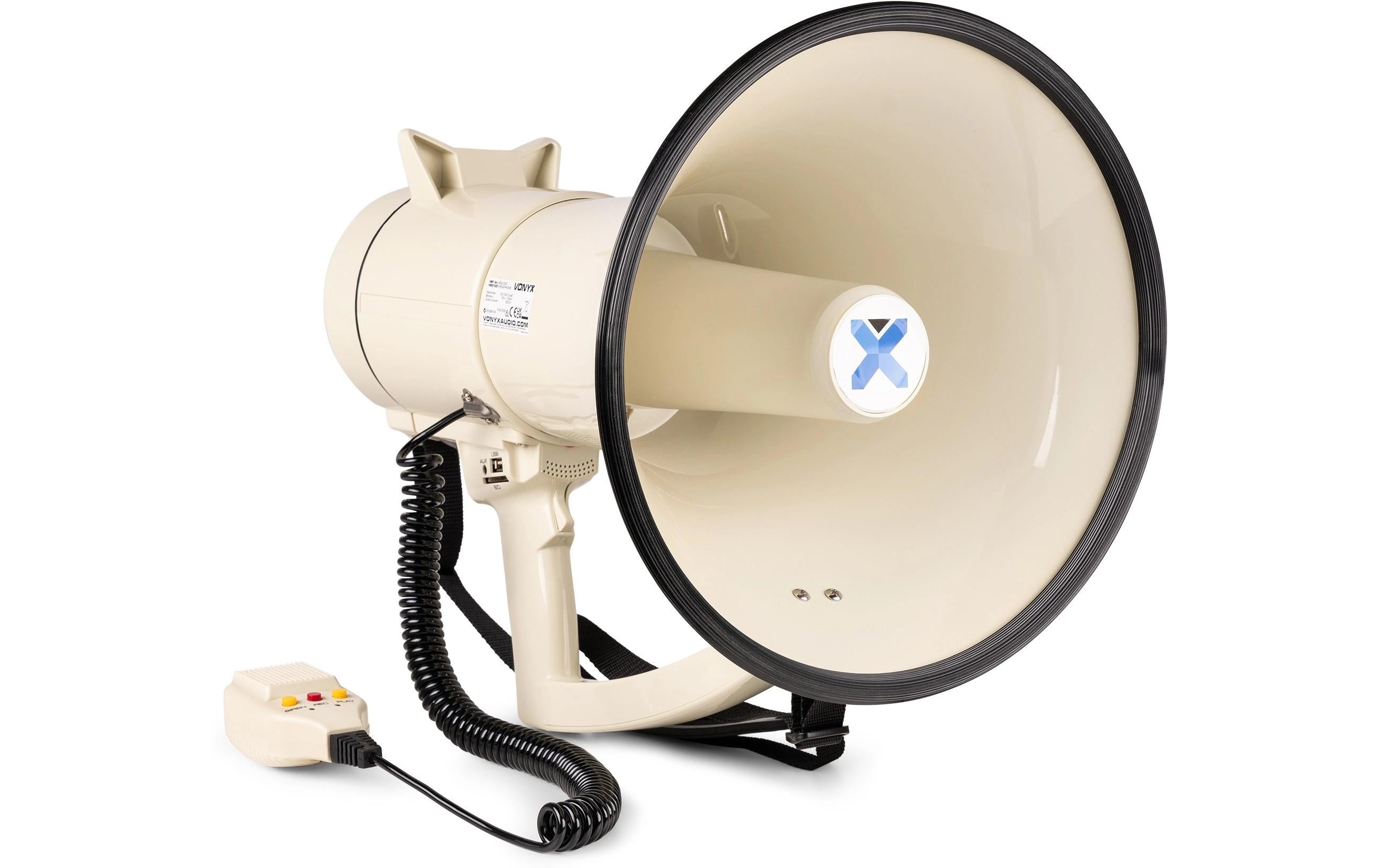 Vonyx MEG120 Megaphon 120W, BT, Akku