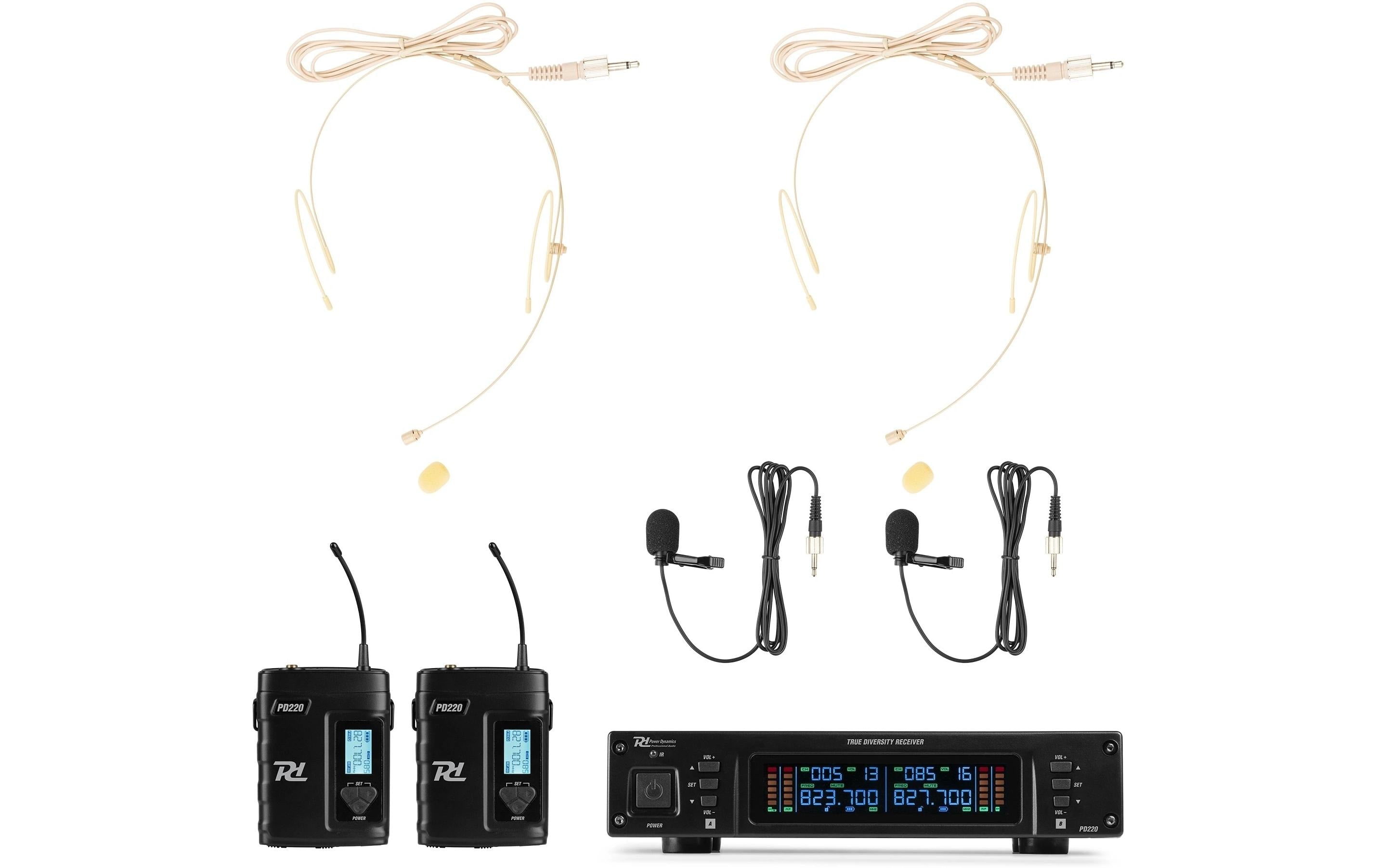 Power Dynamics PD220B 80-Kanal Funkstrecke VHF