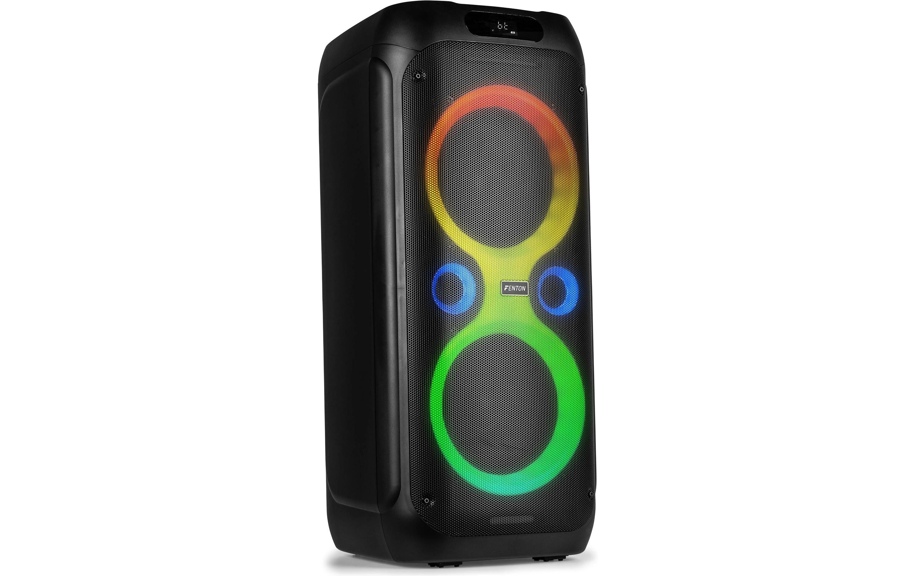 Fenton Core160 Bluetooth Partylautsprecher, 2x 8", LED