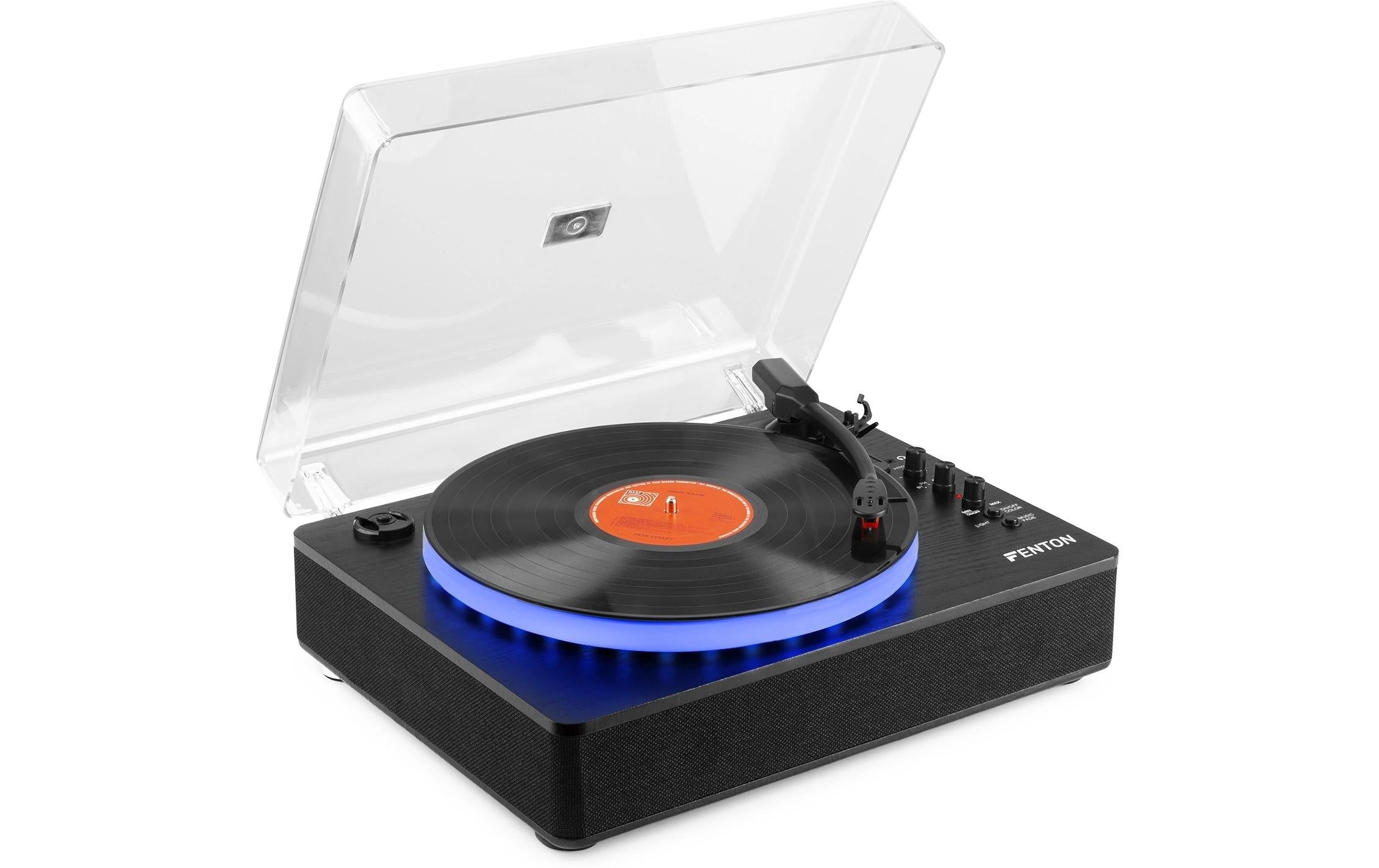 Fenton RP162LED Plattenspieler mit Bluetooth und LED