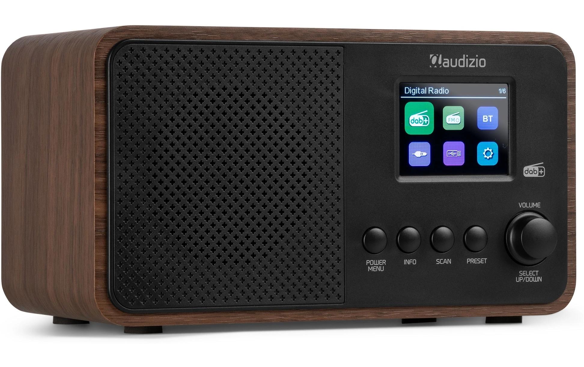 Audizio Avio WD DAB+/FM Radio mit Bluetooth, holz