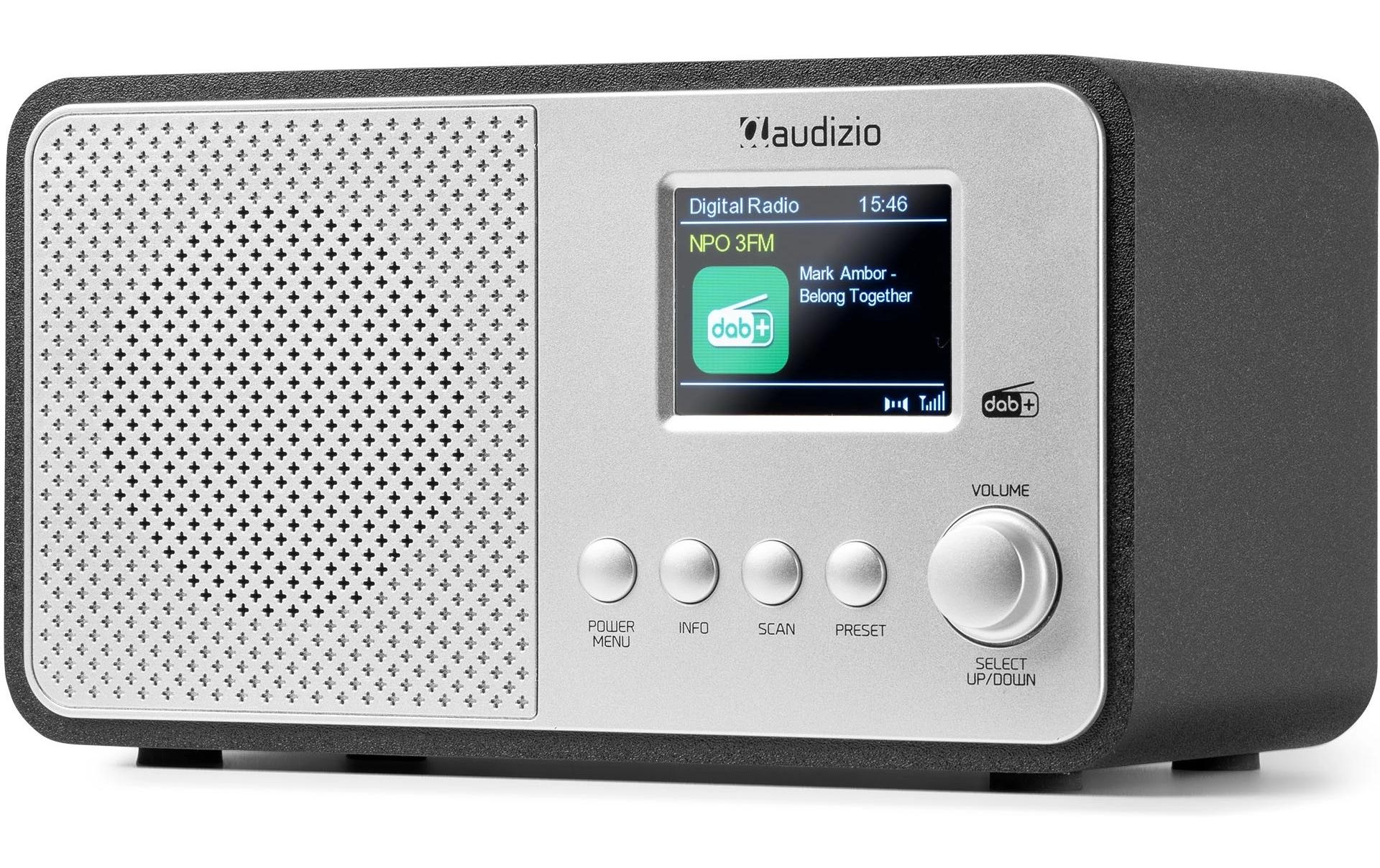 Audizio Avio SI DAB+/FM Radio mit Bluetooth, silber
