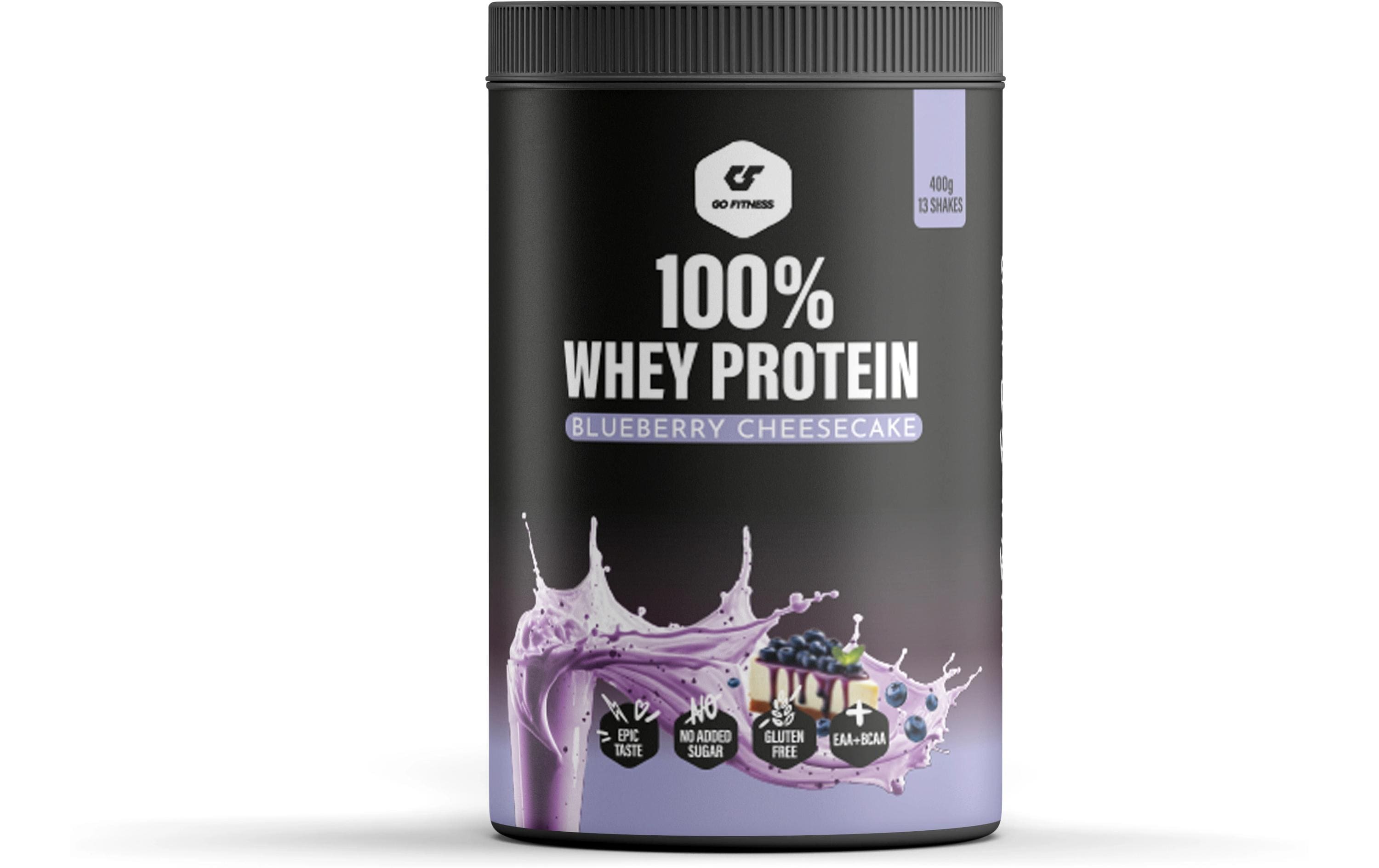 GoFitness Nutrition - 100% Whey Protein Blueberry Cheesecake, 400g