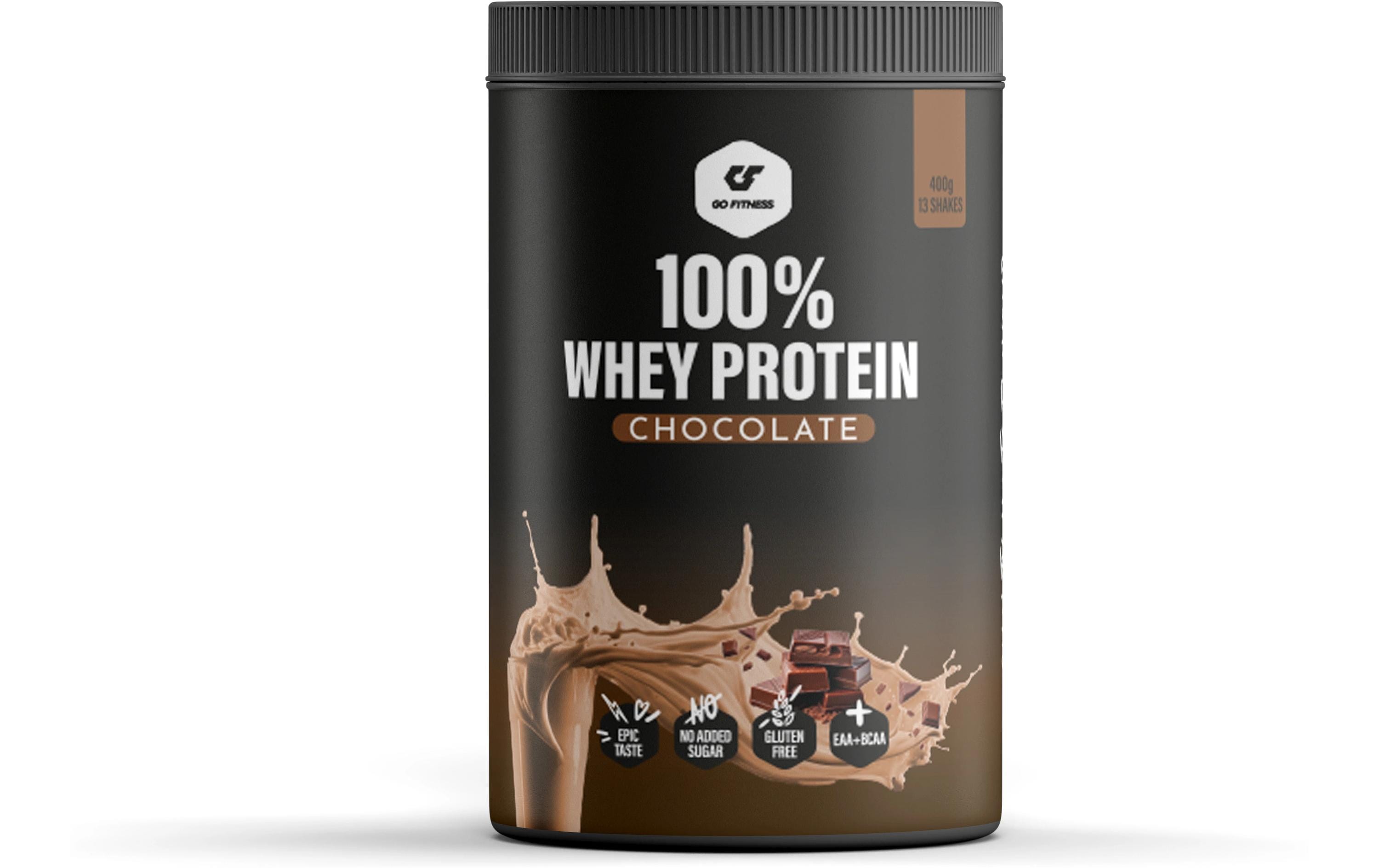GoFitness Nutrition - 100% Whey Protein Chocolate, 400g