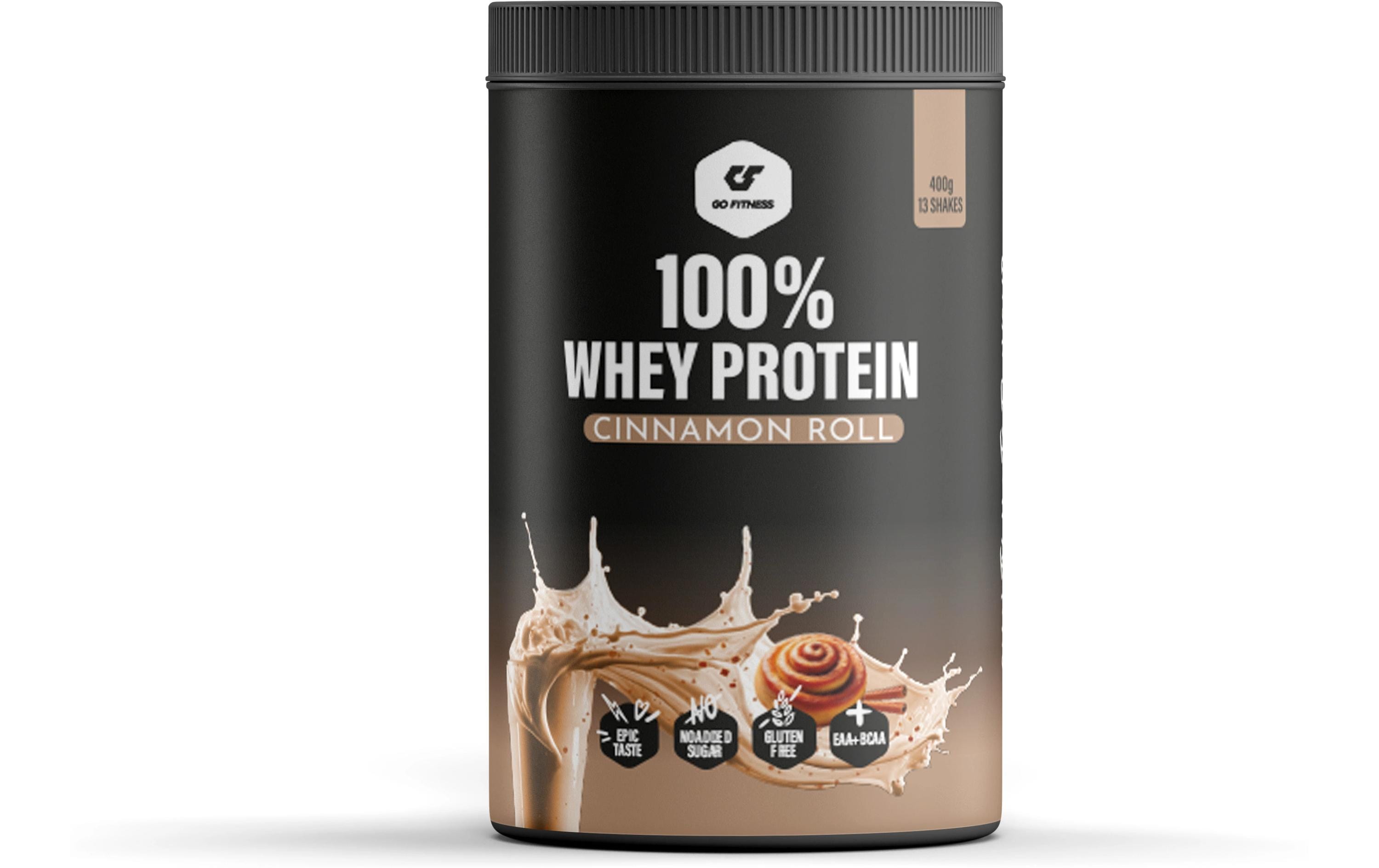 GoFitness Nutrition - 100% Whey Protein Cinamon Roll, 400g