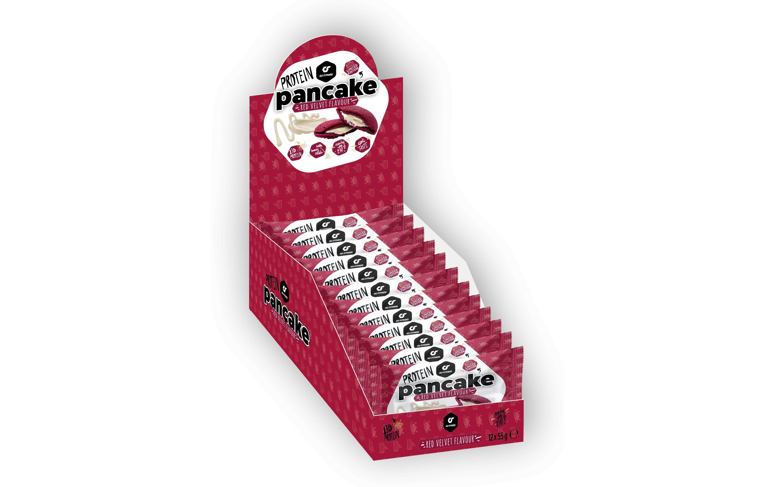GoFitness Nutrition - Protein Pancake Red Veluet, 12x 50g