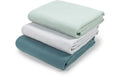 Makian Moltontücher 80x80cm 3-er Pack Jungen