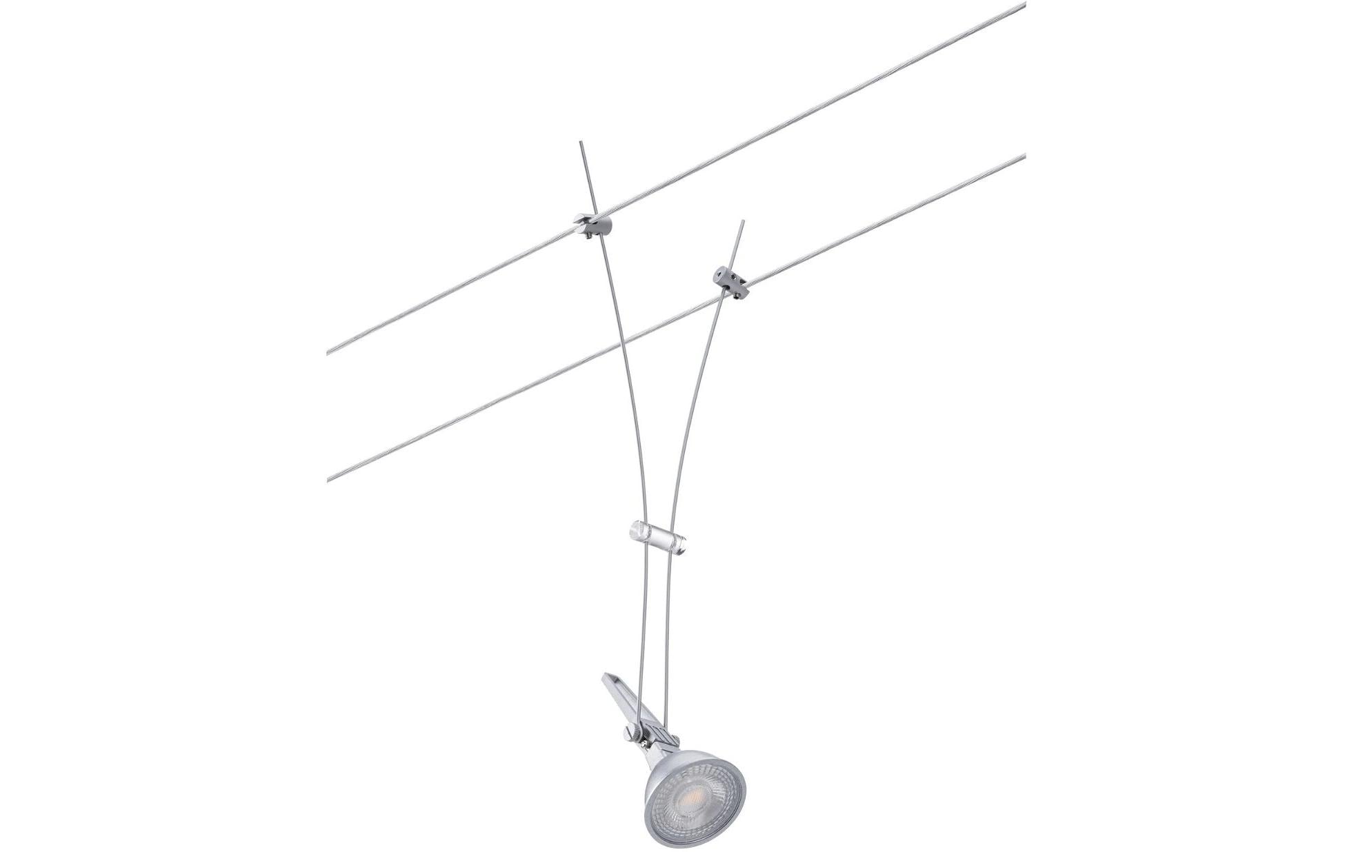 Paulmann CorDuo Seilsystem Comet Einzelspot GU5,3 max. 50W dimmbar 12V Chrom matt