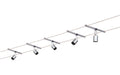 Paulmann Seilsystem Spice SaltLED Basisset GU5,3 max. 5x10W dimmbar 230/12V Chrom mat