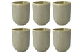 Villa Collection Becher Shoku 33 cl 6 Stk Pure Green Steinzeug