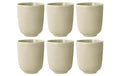 Villa Collection Becher Shoku 33 cl 6 Stk Soft Beige Steinzeug