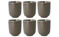 Villa Collection Becher Shoku 33 cl 6 Stk Warm Brown Steinzeug
