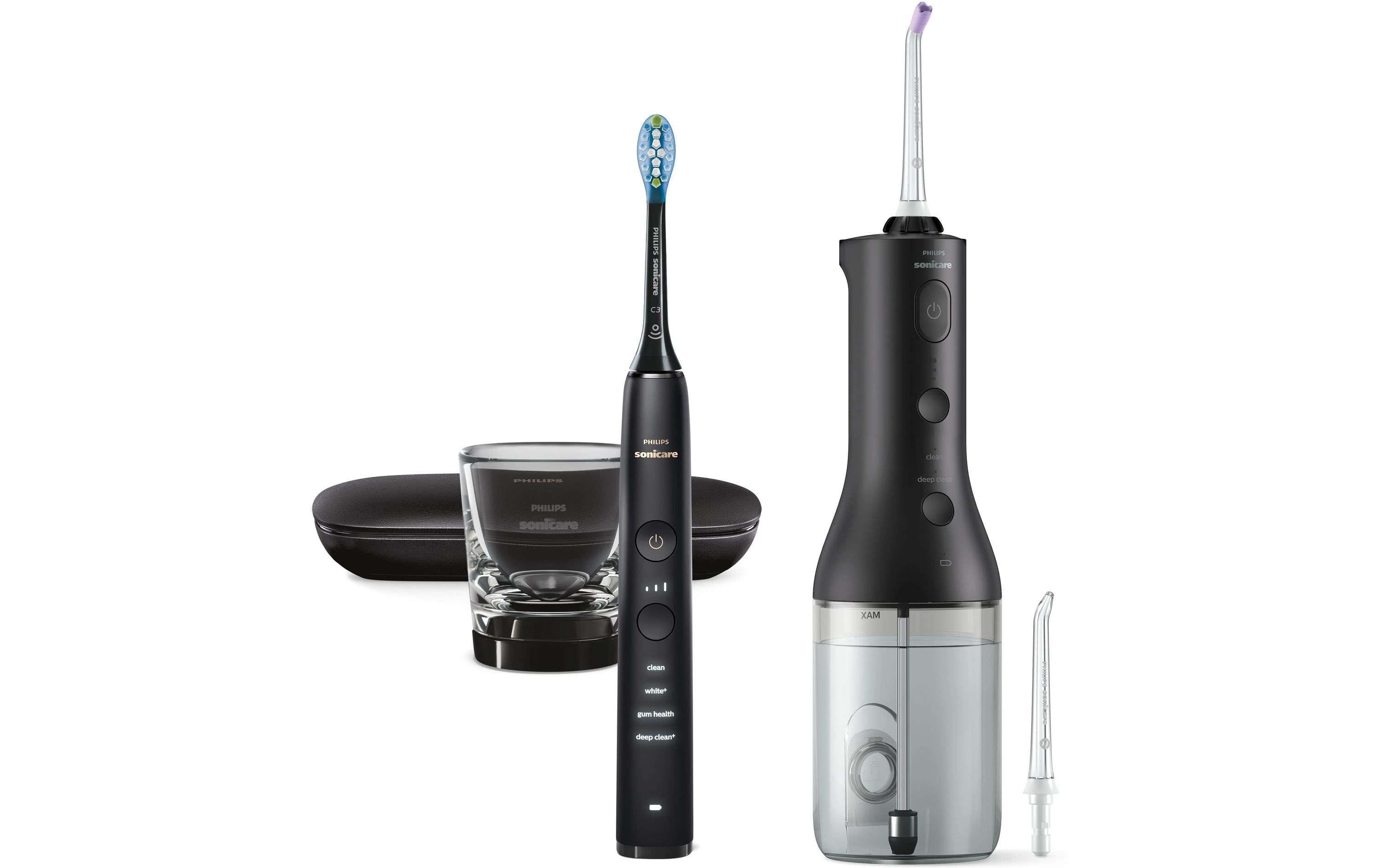 Philips Sonicare Power Flosser 3000 HX3886/43 + Zahnbürste 9000 schwarz
