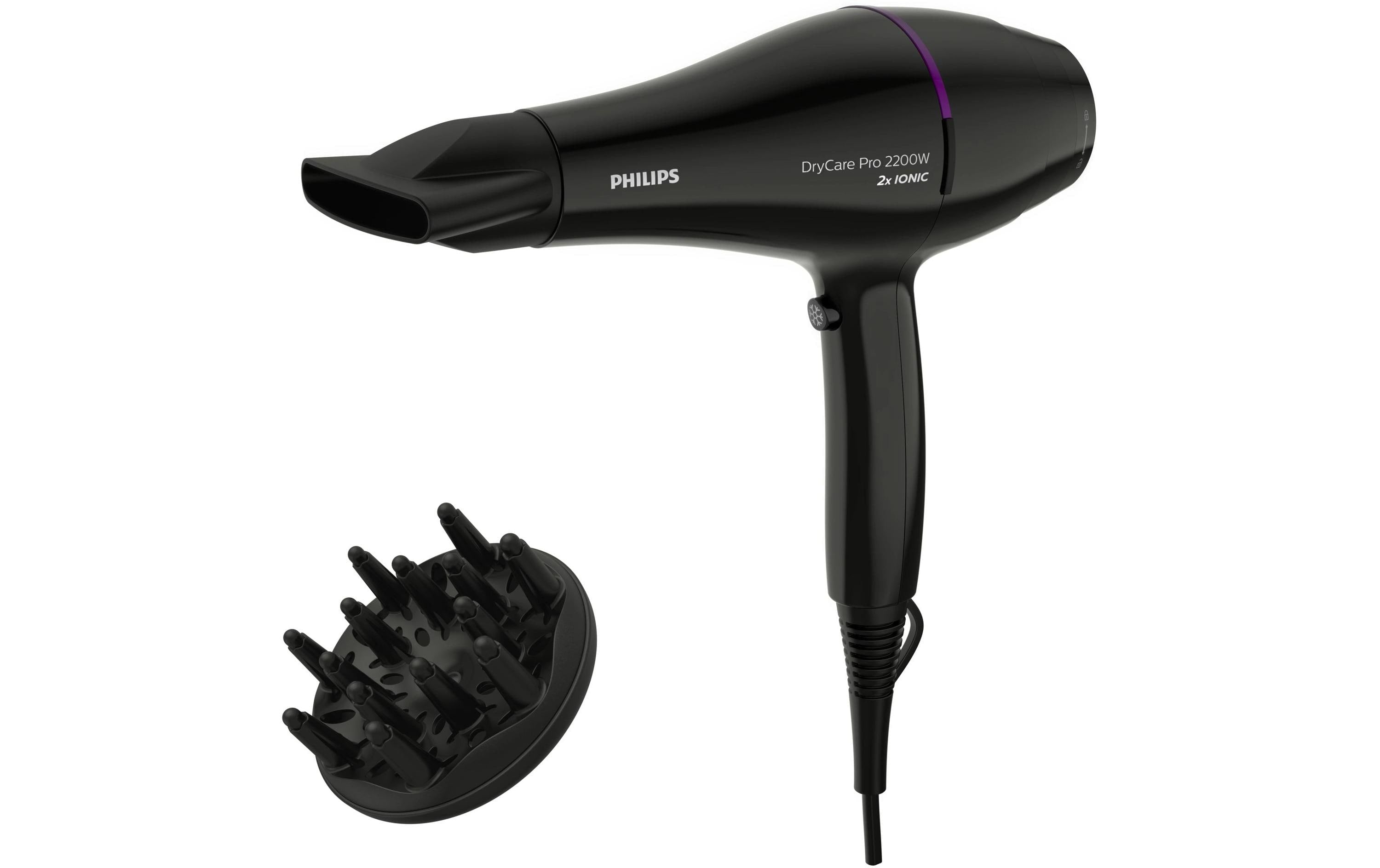 Philips Haartrockner Dry Care Pro BHD274/00 schwarz